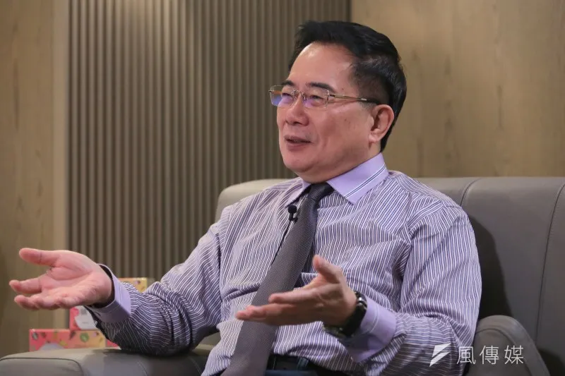 前立委蔡正元直言，川普就是在公然搶劫台積電。（資料照，柯承惠攝）