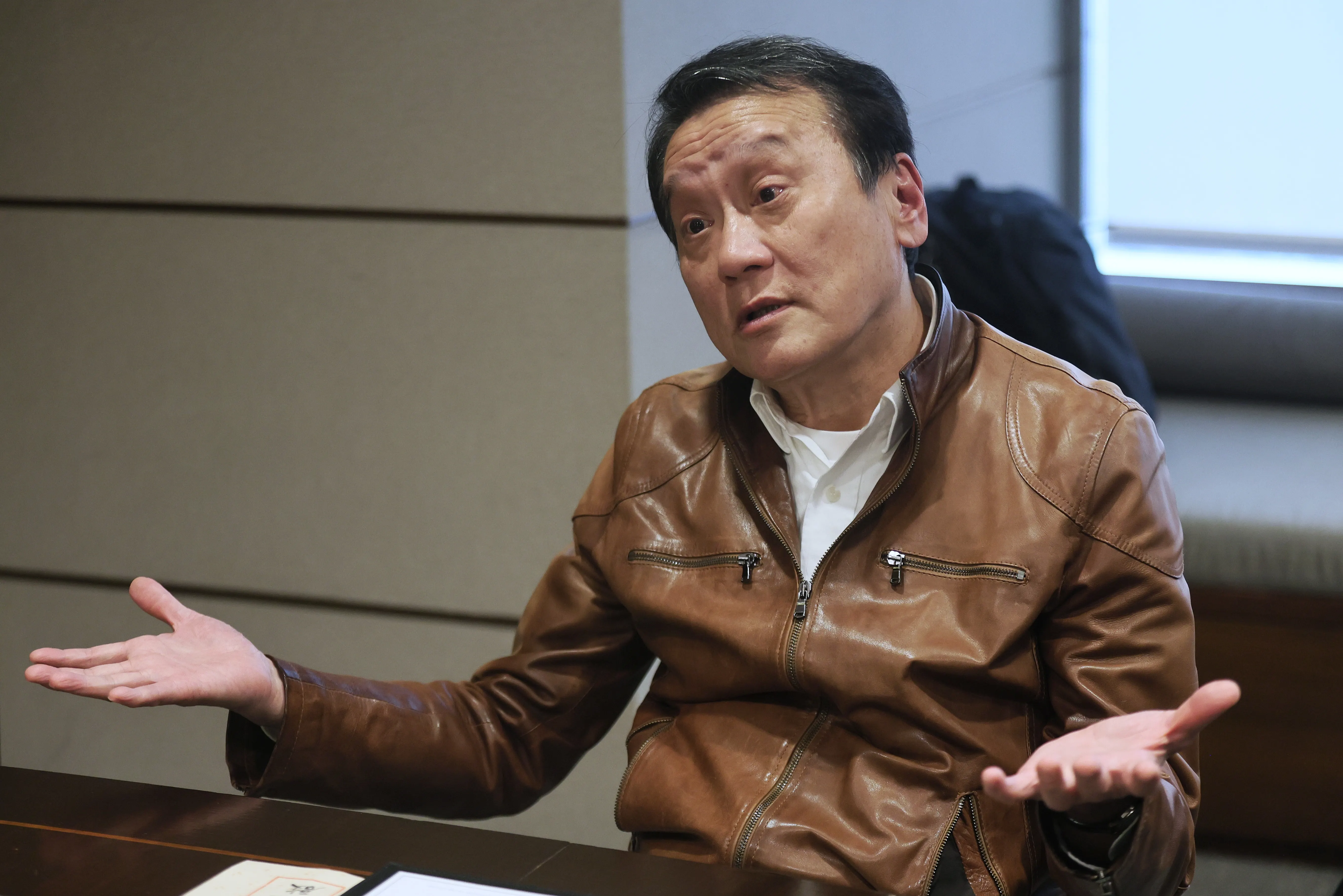 20250219-專訪中研院院士朱敬一。（柯承惠攝）