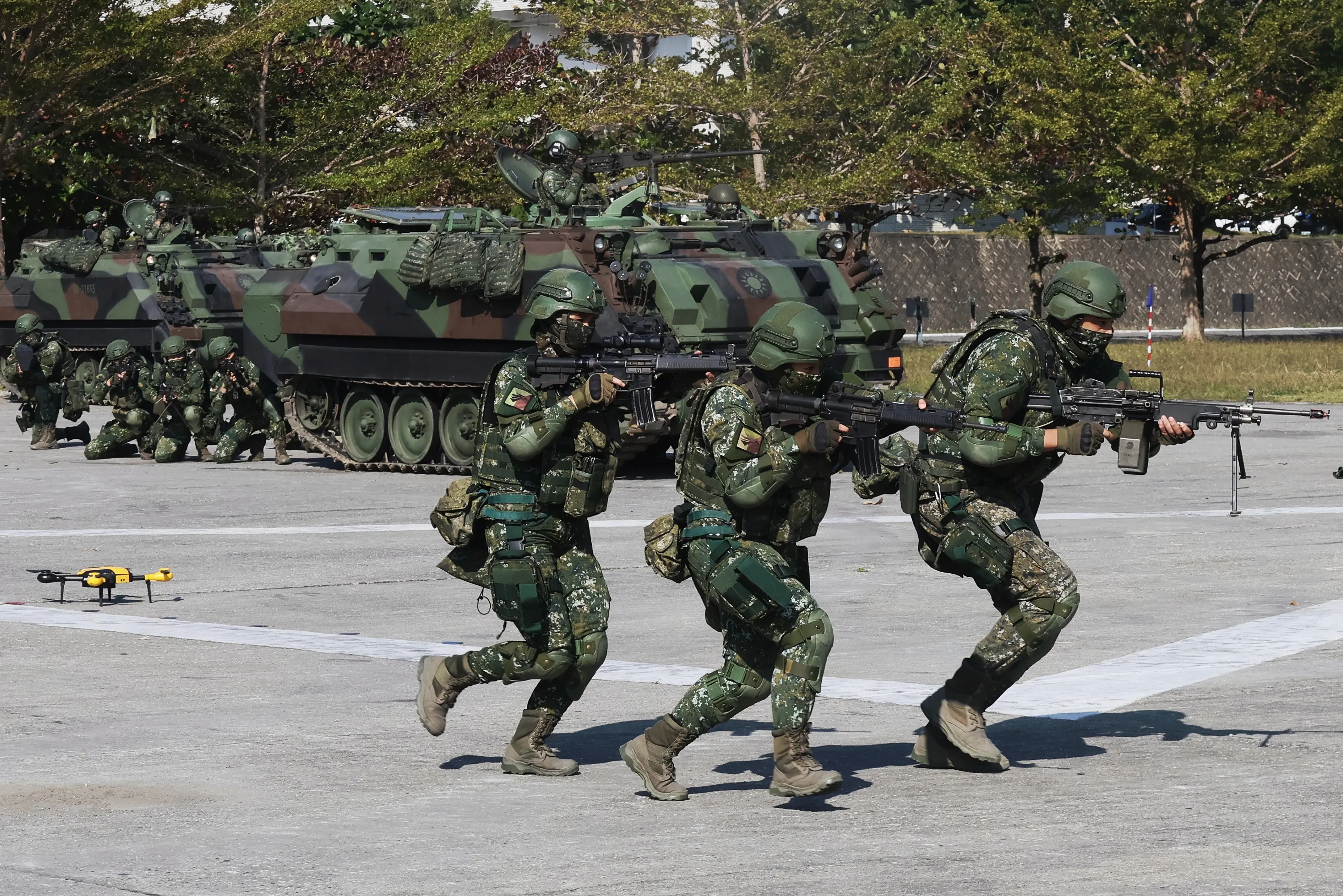 国軍戦備演習、国軍戦力、国軍装備、国防予算。（柯承惠撮影）