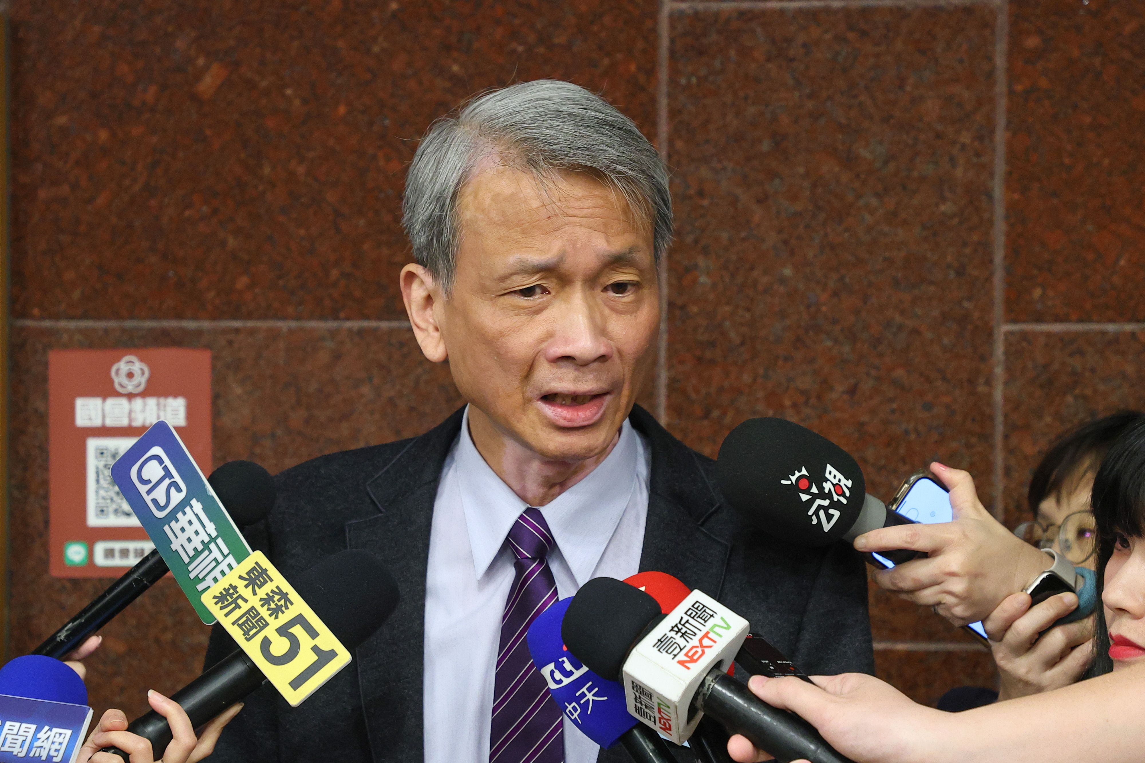 20250319-清大工程與系統科學系特聘教授葉宗洸19日出席「核子反應器設施管制法部分條文修正草案修法」公聽會。（顏麟宇攝）