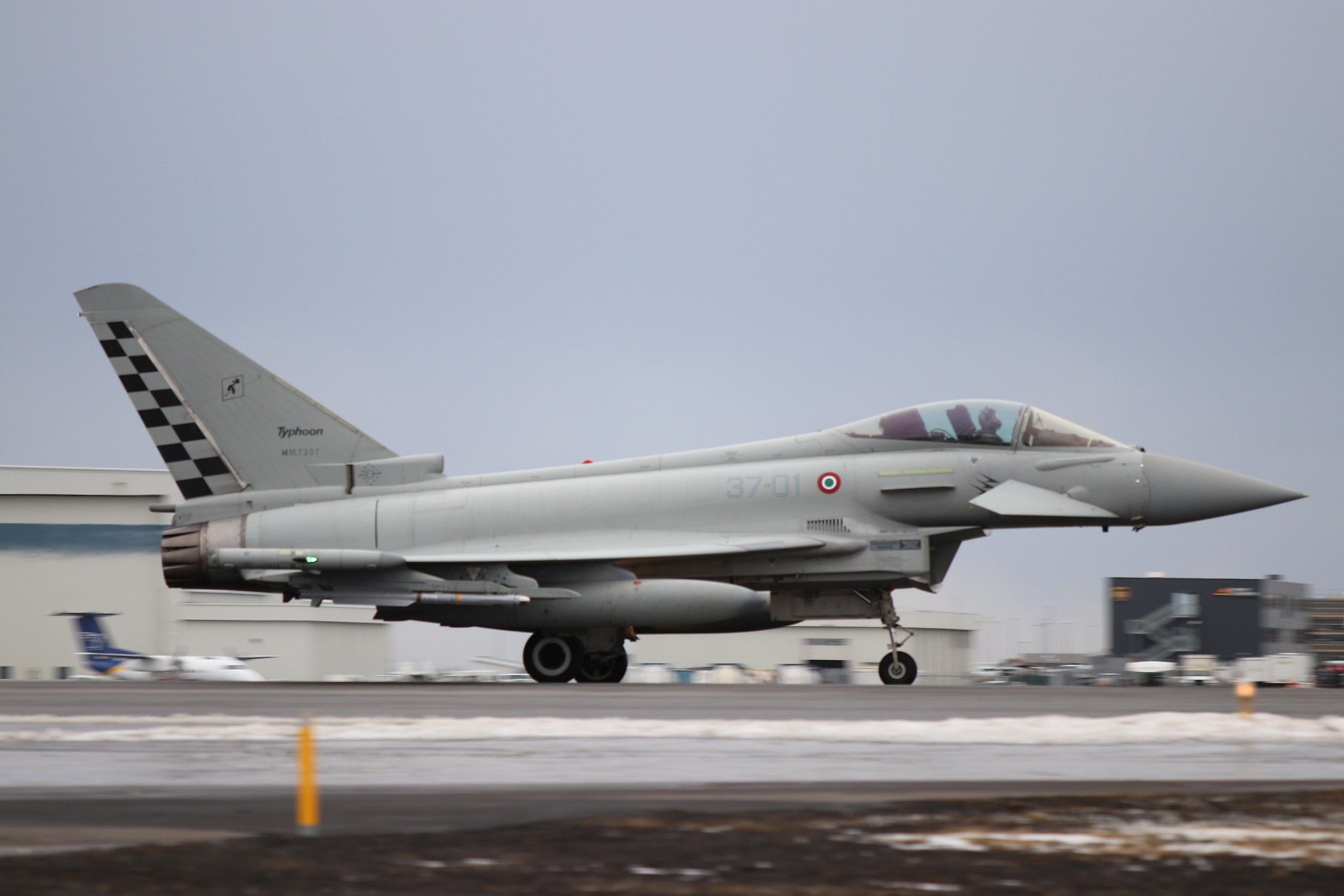 義大利颱風戰機參與聯合演習。（翻攝自北約）