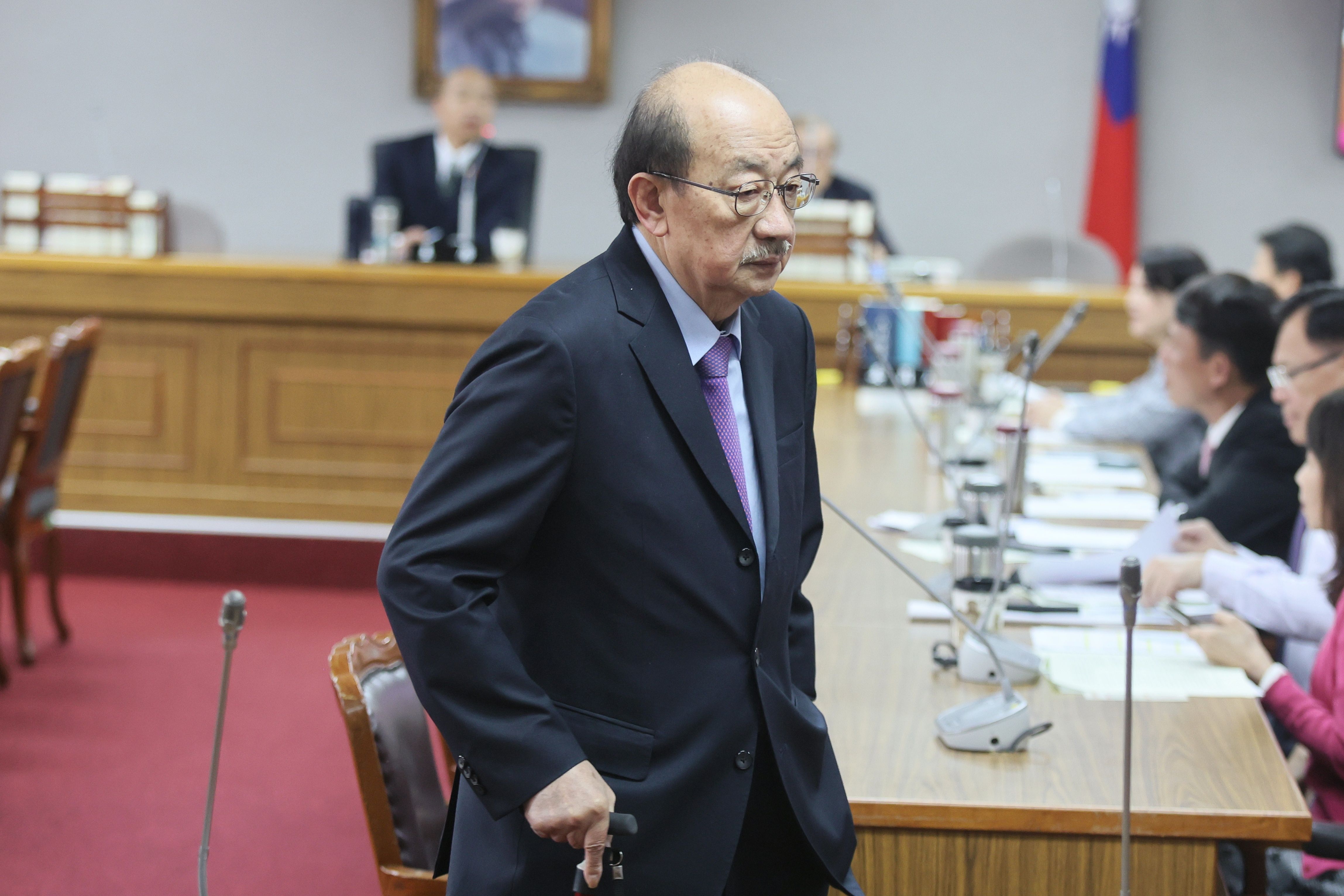 20250408- 民進黨立委柯建銘8 日出席立法院黨團協商。（柯承惠攝）