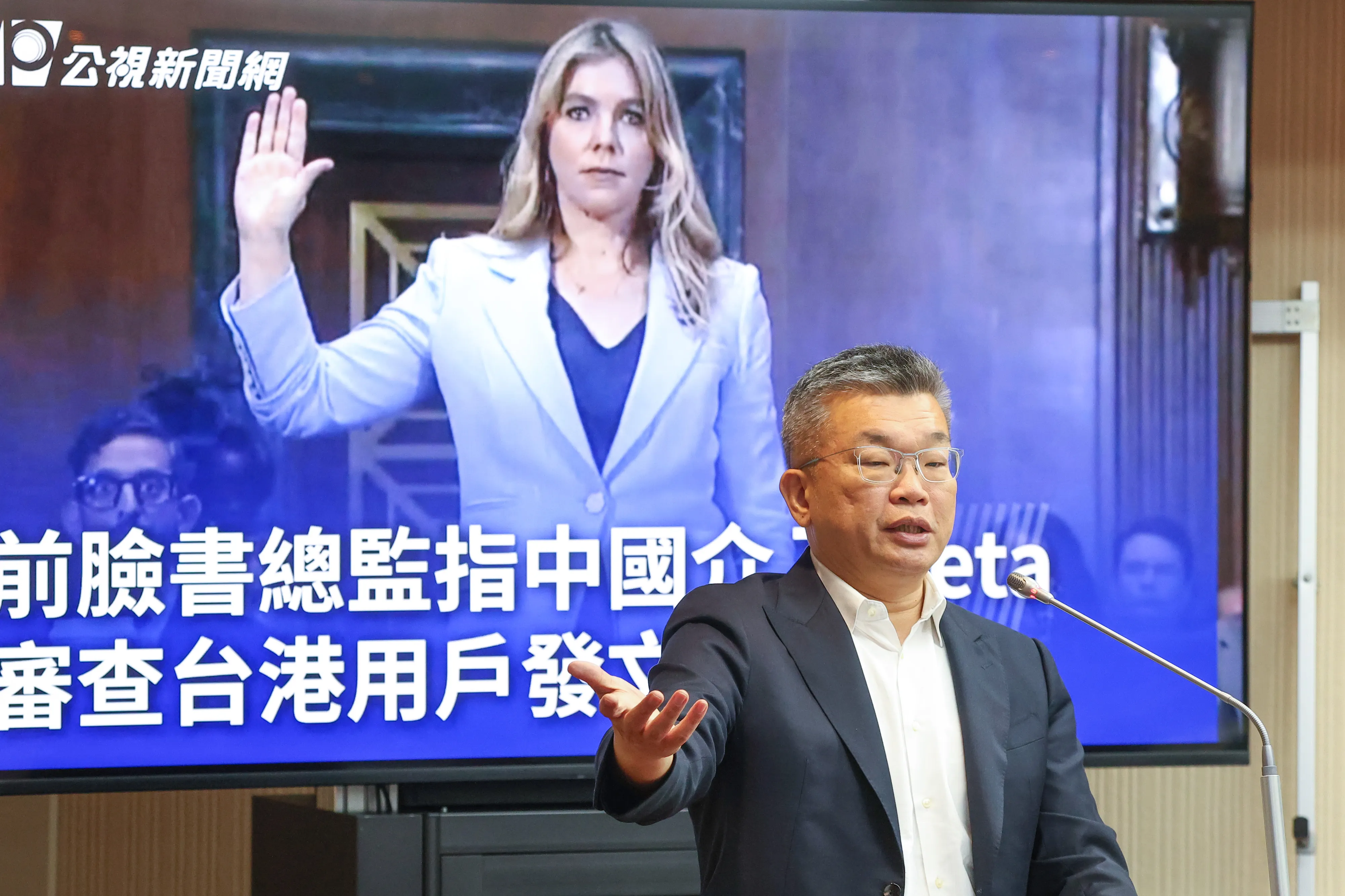 20250424-民進黨立委蔡其昌24日於交通委員會質詢。（顏麟宇攝）