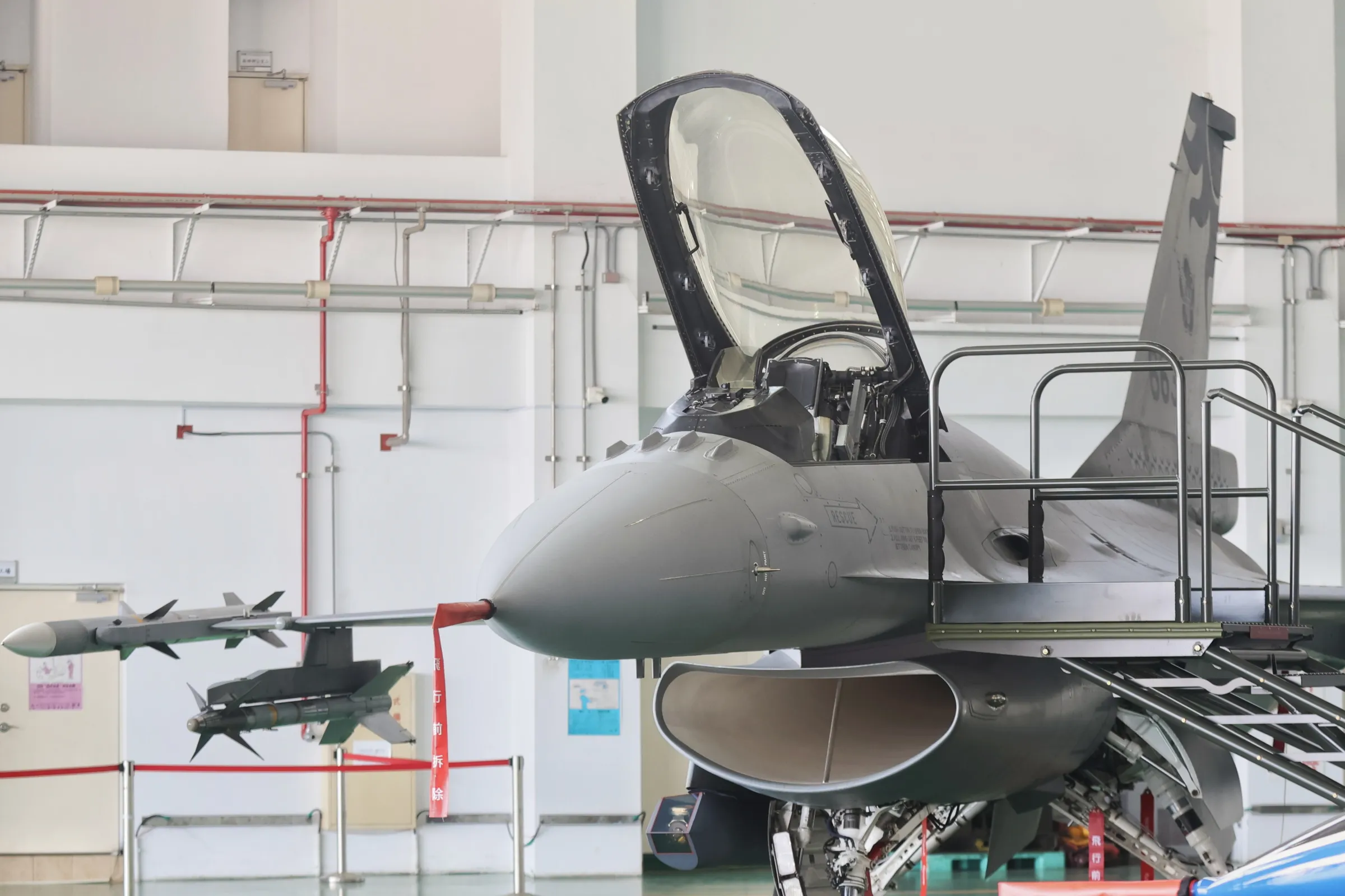 國軍F-16V 戰機。（柯承惠攝）