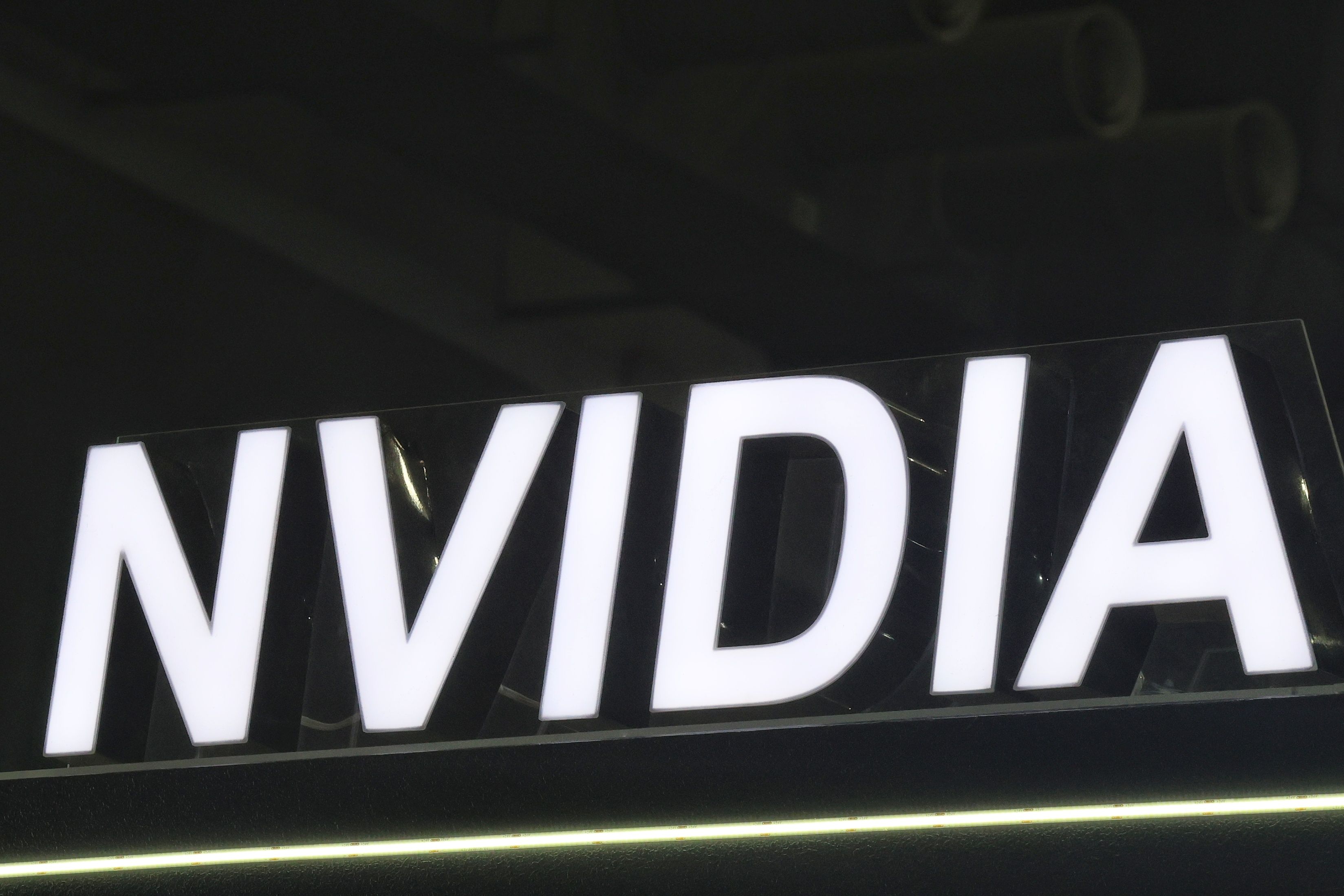 輝達（NVIDIA)。（柯承惠攝）