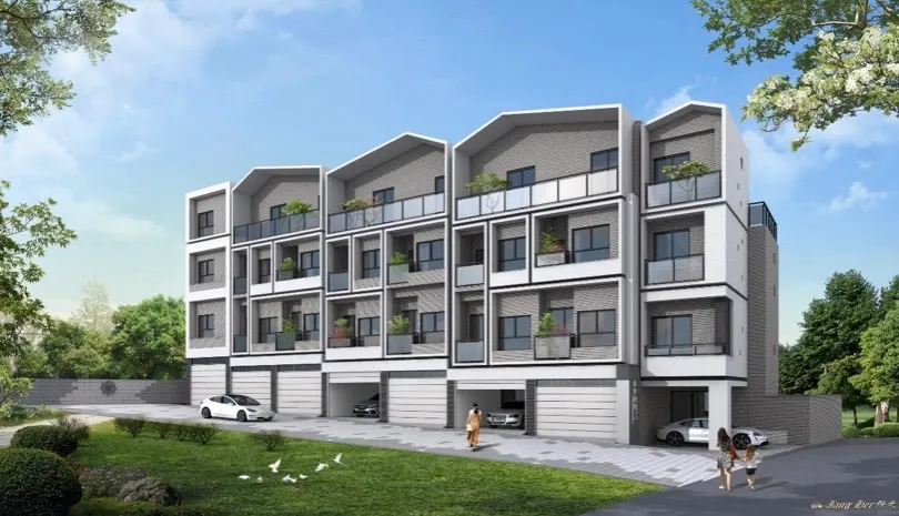 「欣興莎田」鎖定年輕家庭首購族群推出「有天有地、市區大樓價買透天」。