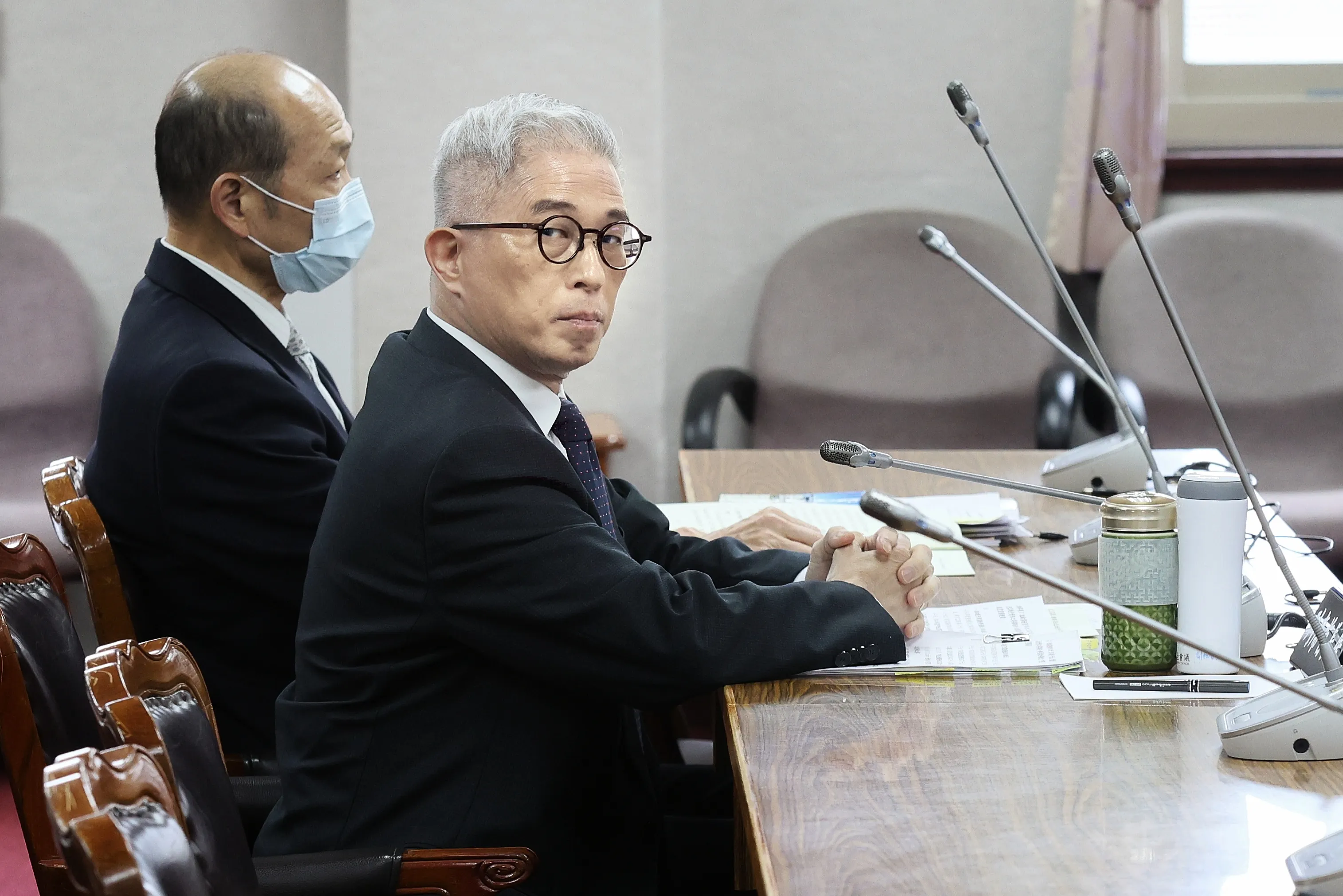 20250526-国家安全会議副秘書長・徐斯儉氏26日立法院での答弁（柯承惠撮影）