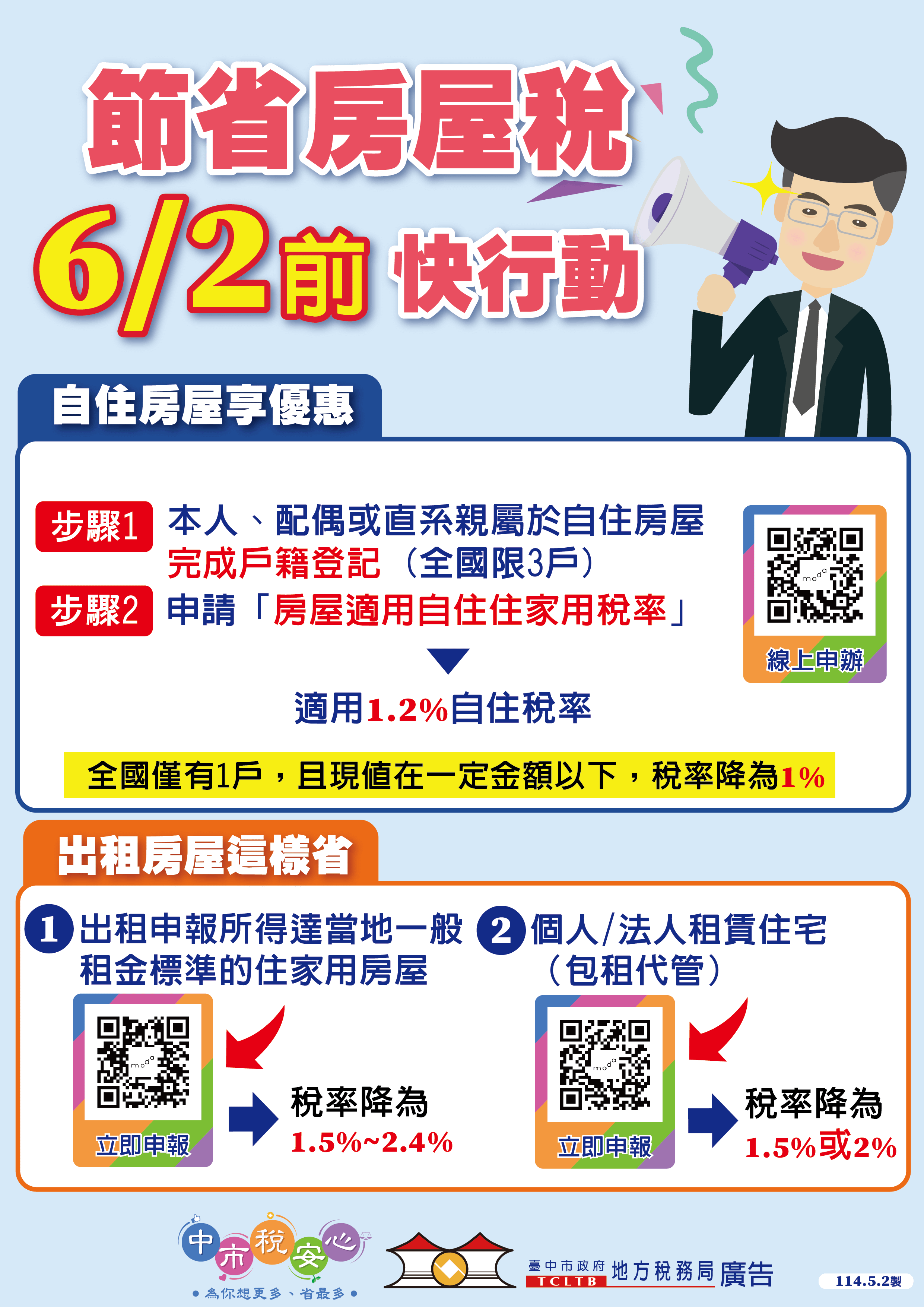 房屋稅。（圖／取自台中市稅務局）