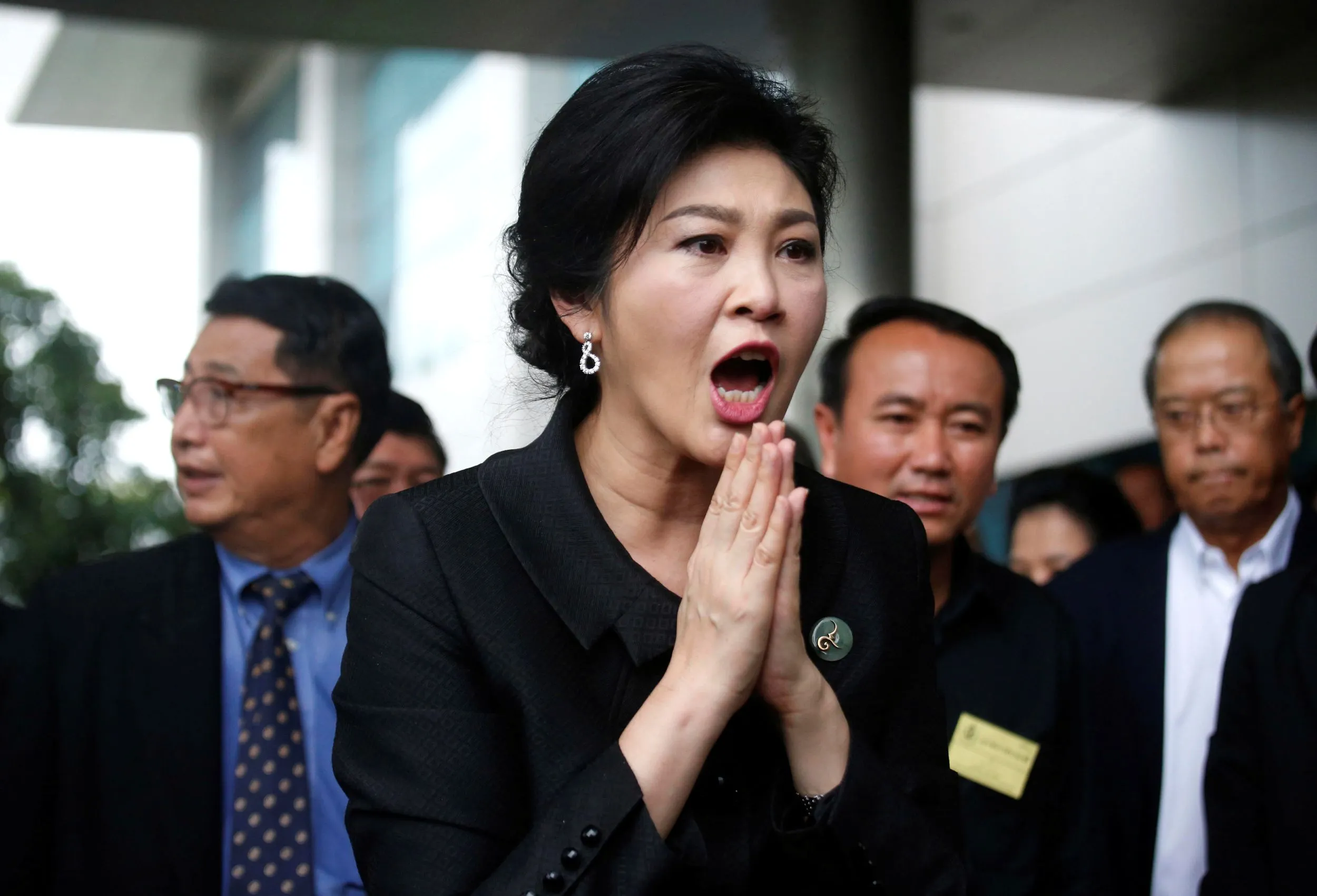 流亡海外的泰國前總理盈拉。（美聯社）