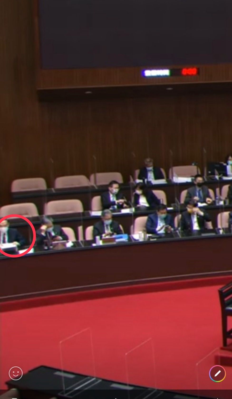 20250602-針對民眾黨團總召黃國昌指控，前法務部長蔡清祥澄清，他當天整日都在立法院備詢。（蔡清祥提供）