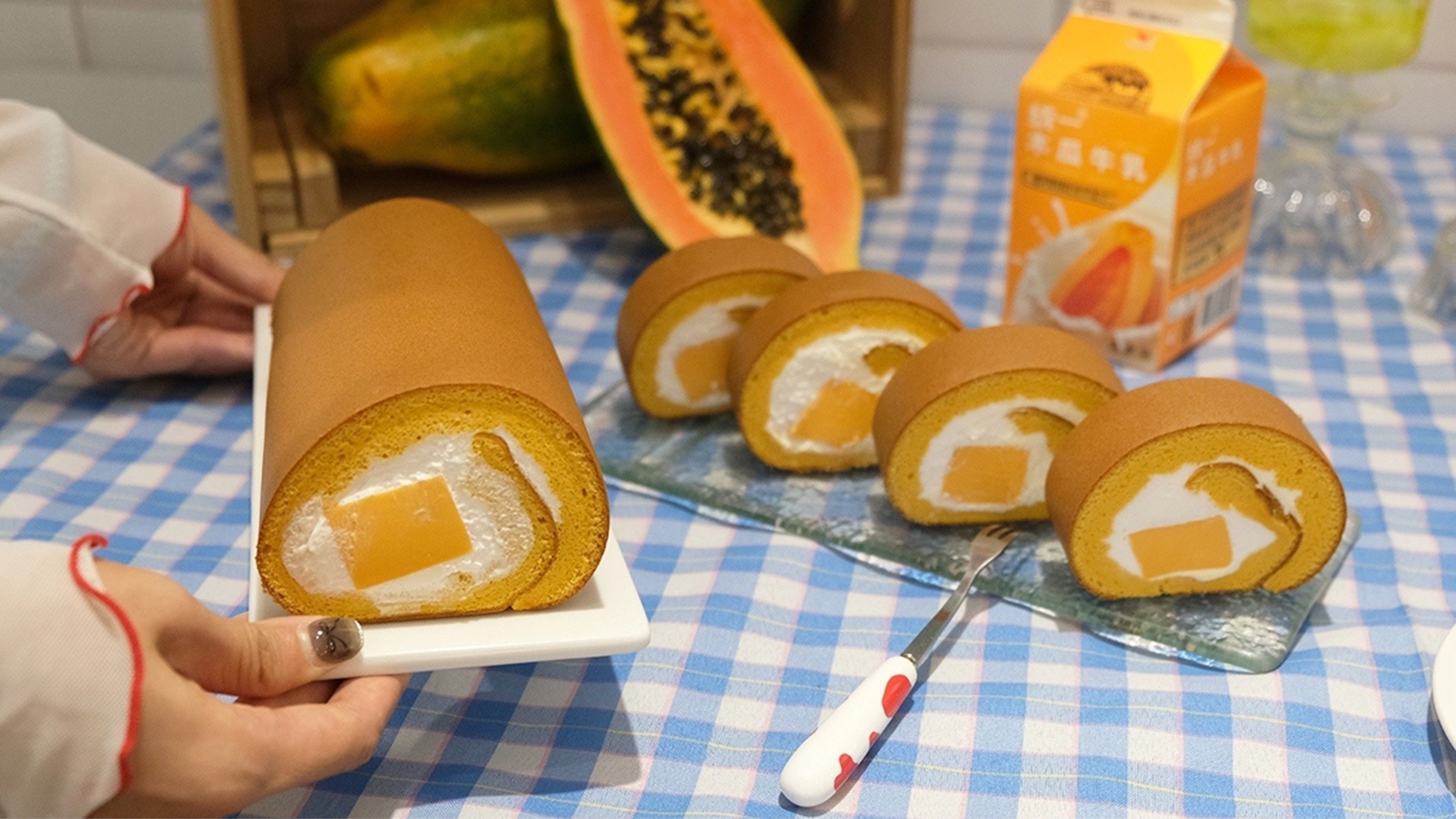 亞尼克木瓜牛乳生乳。