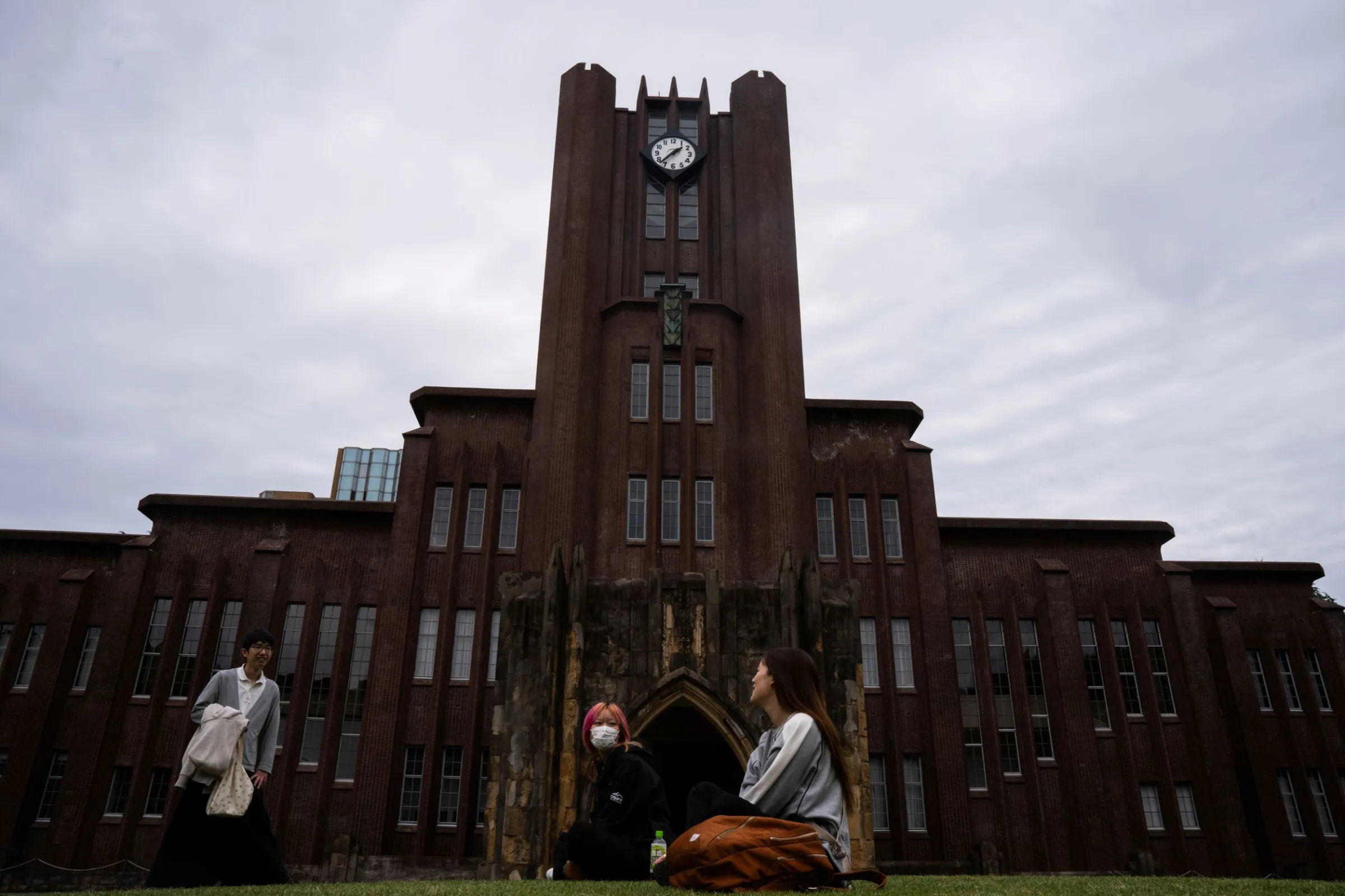 日本最高學府東京大學校園。（美聯社）