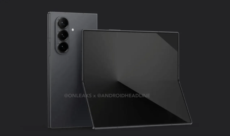 Galaxy Z Fold 7（暫名）全螢幕展開從7.6吋成長到8.2吋，收折後則是一支6.5吋（原6.3吋）的直立式手機，但因為更纖薄關係，收折後的機身厚度甚至比上一代更薄，電池容量為4400mAh。（圖／壹哥的科技生活）