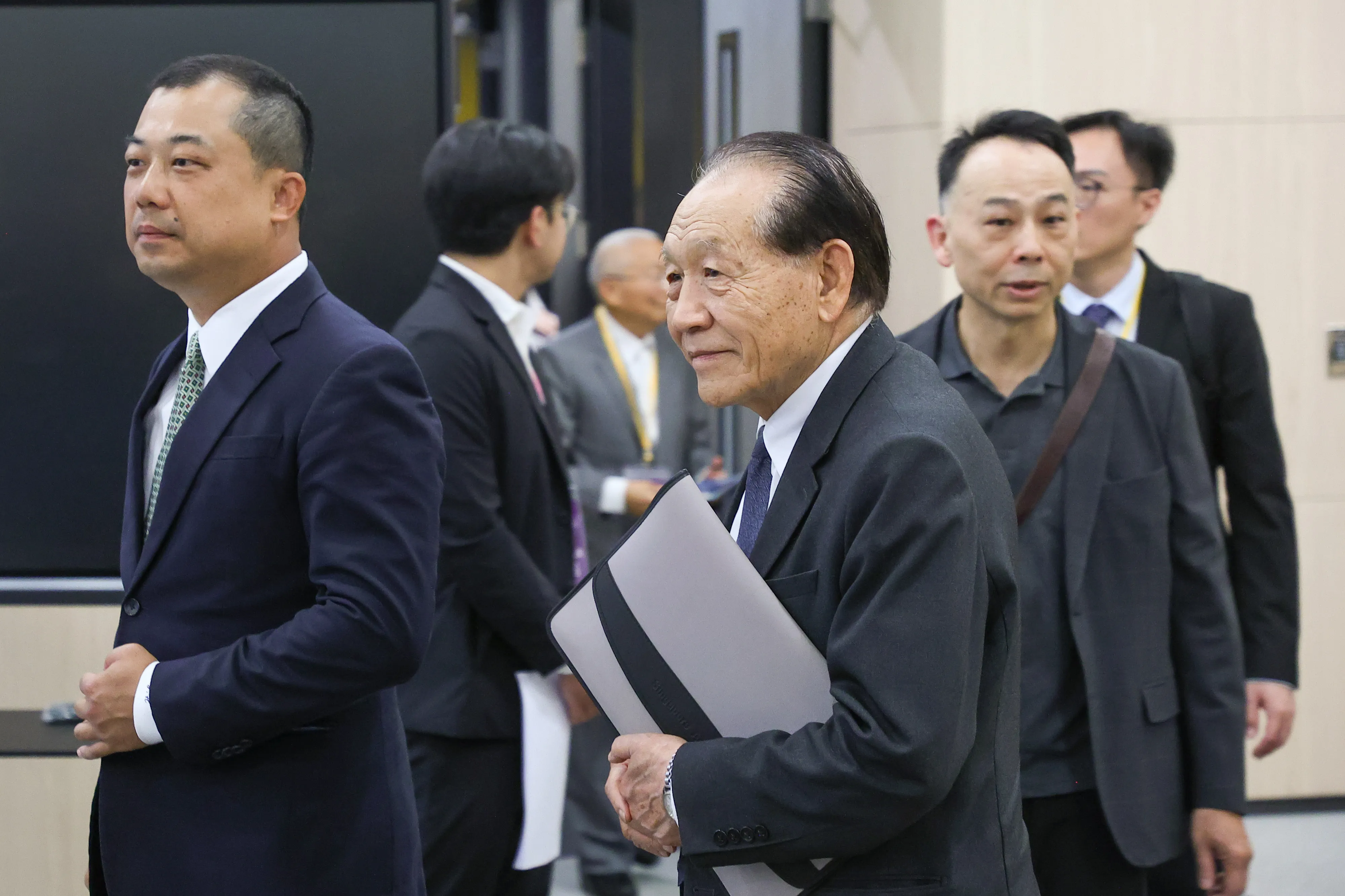 20250610-國防院董事長霍守業10日出席台海防衛兵推。（顏麟宇攝）