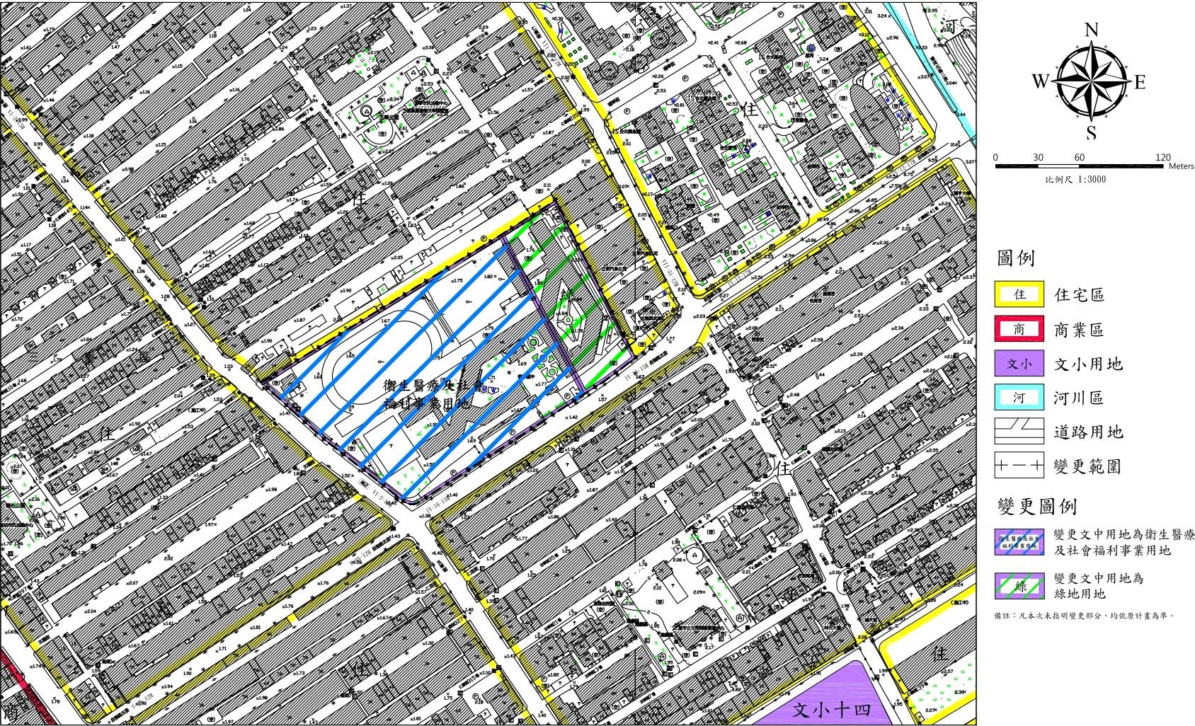 都市計畫變更示意圖。(圖/新北市政府城鄉發展局)