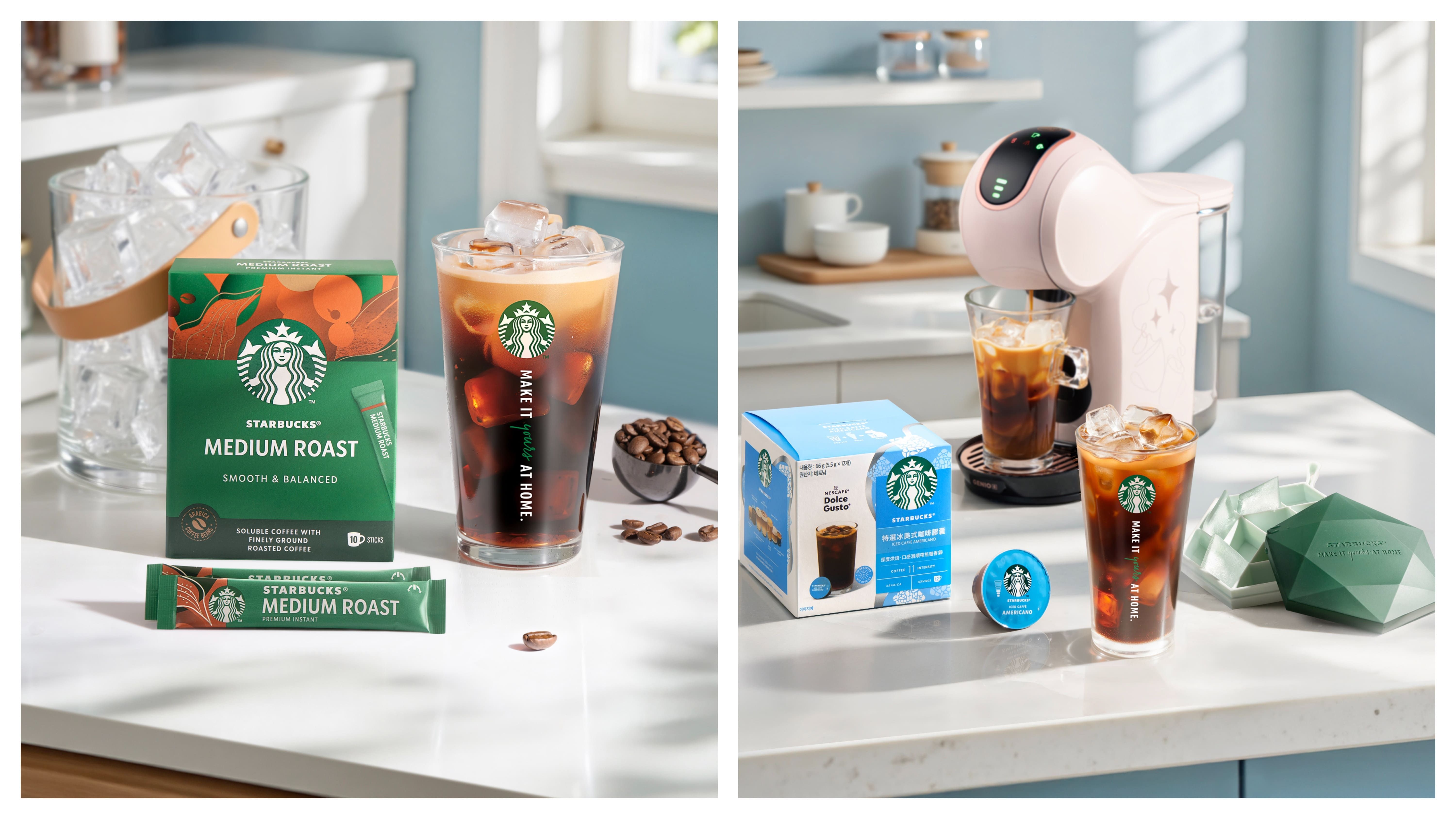 炎夏首選冰美式！「星巴克®特選中度烘焙咖啡」冰水可溶，還有專為冰飲設計的醇厚配方「星巴克®特選冰美式咖啡膠囊」季節限定回歸！