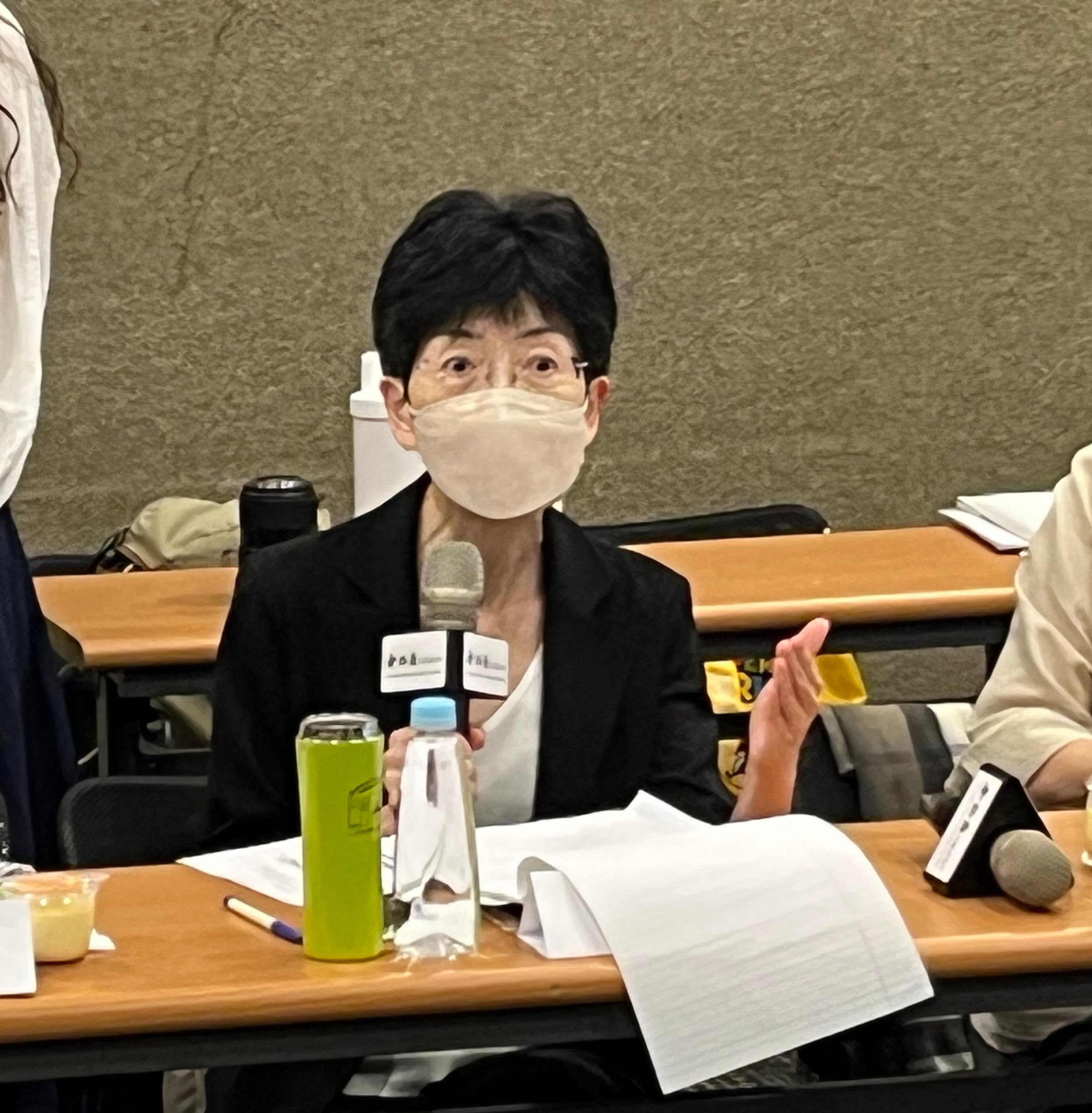 20250611-中央銀行外匯局副局長賀蘭芝。（林彥呈攝）