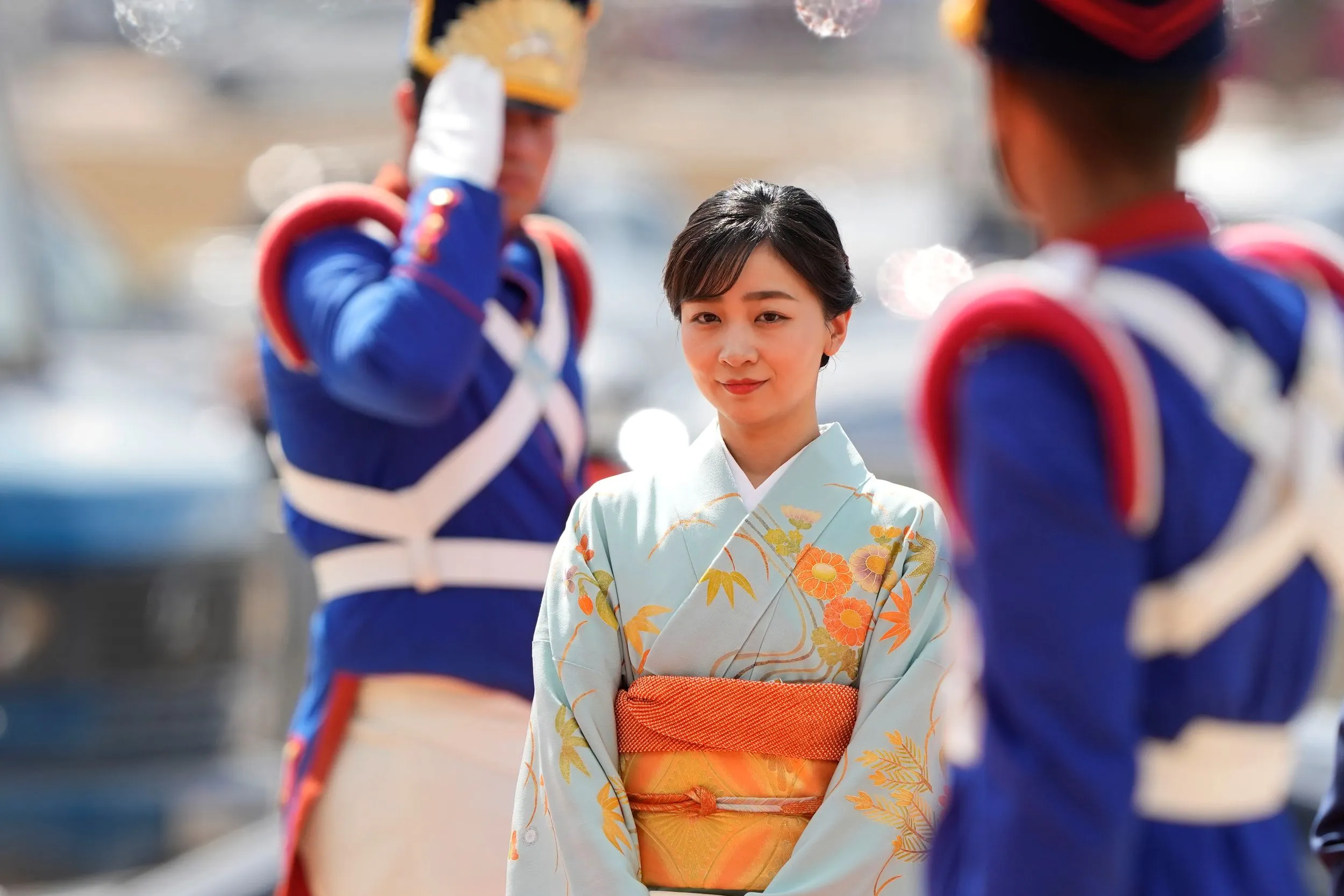 日本佳子公主出訪巴西。（美聯社）