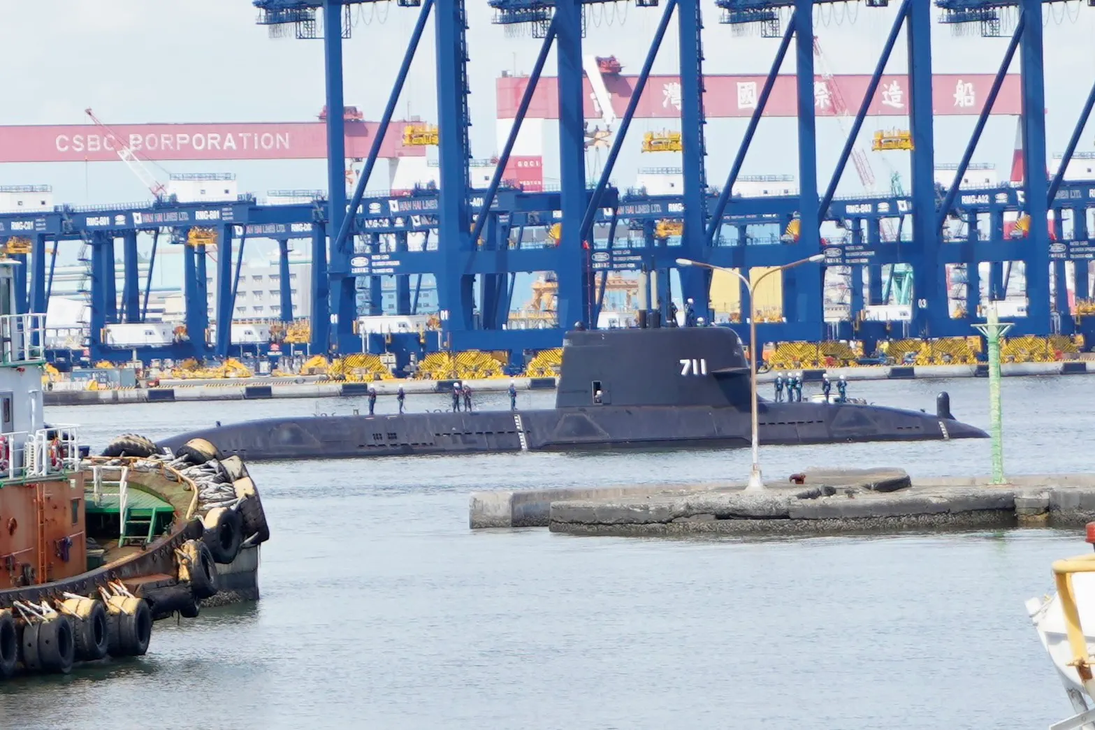 20250614-国造潜水艦海鯤号は現在ソフトウェア微調整中。（資料写真、張曜麟撮影）