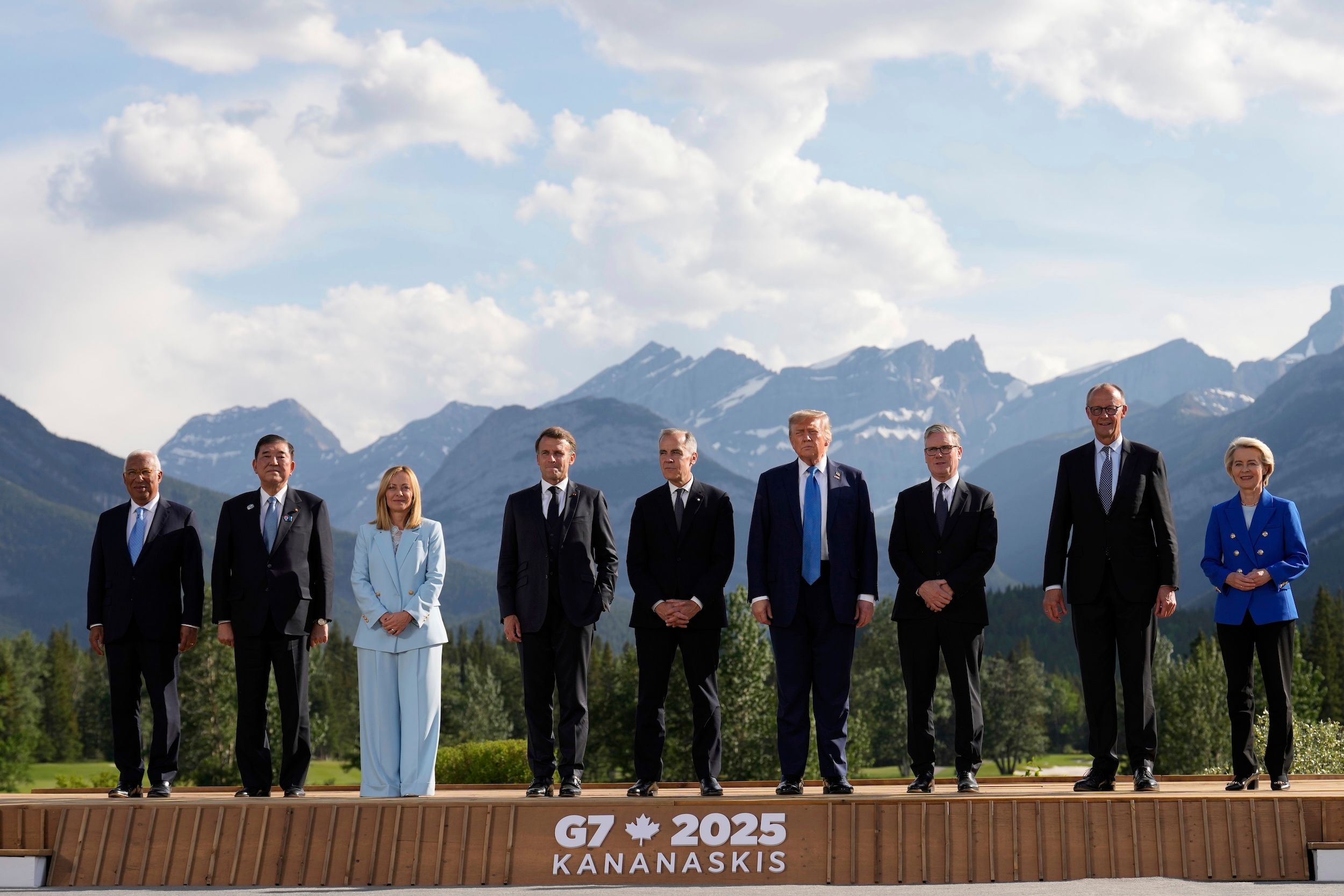 2025年6月16日，G7峰會在加拿大登場。（美聯社）