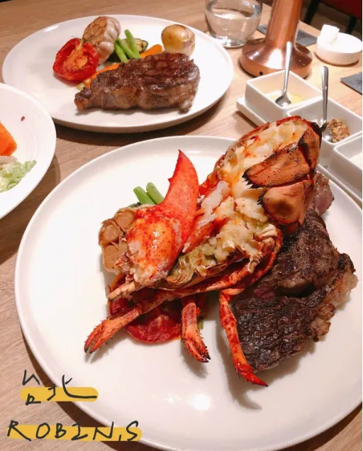 台北情人節餐廳推薦：ROBIN'S 牛排屋（圖／取自IG @ilovedessertssssss）