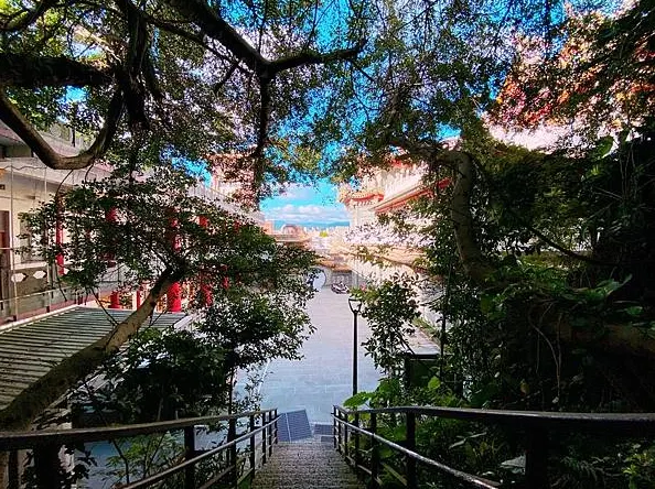 台北捷運旁步道：虎山（奉天宮步道）。（圖／取自輕旅行－美遊記 ）