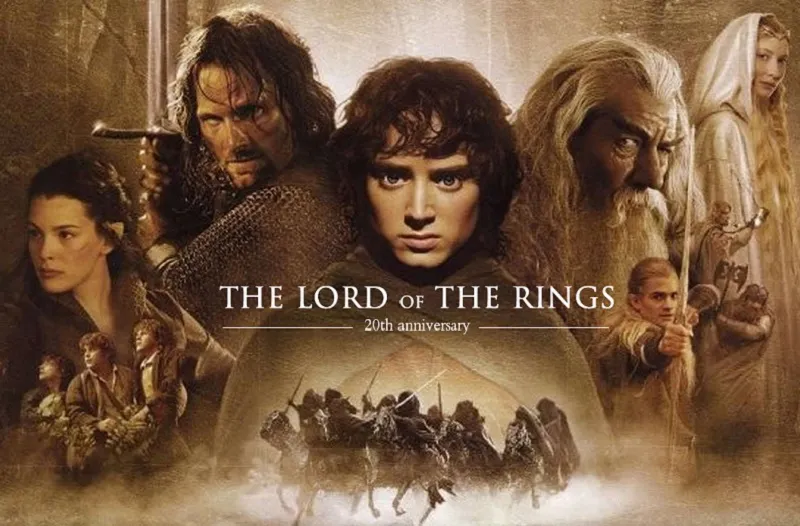 電影《魔戒》海報。