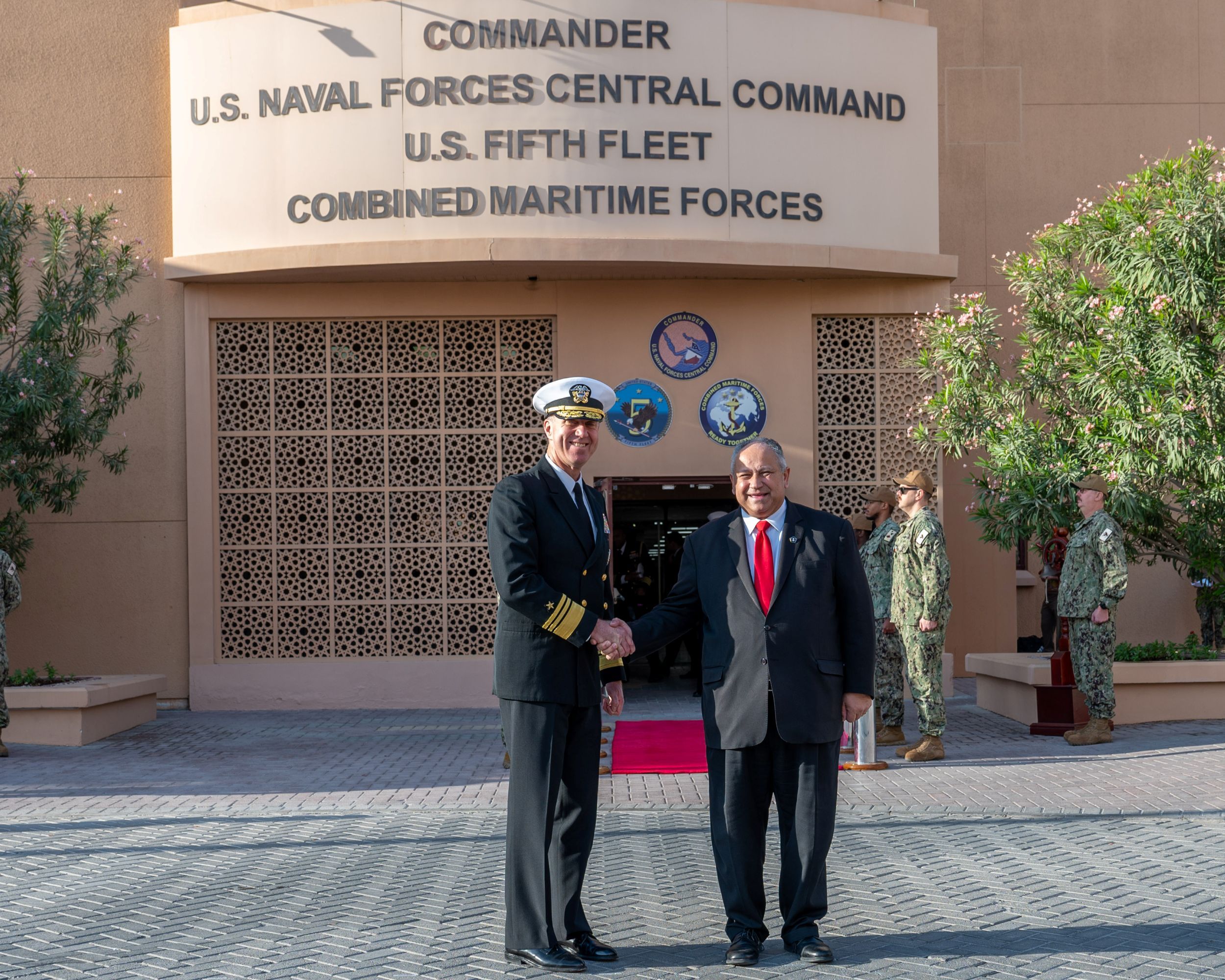 米国海軍第五艦隊はペルシャ湾の入り口となるバーレーンに長期間駐留している。（美軍DVIDSシステム）