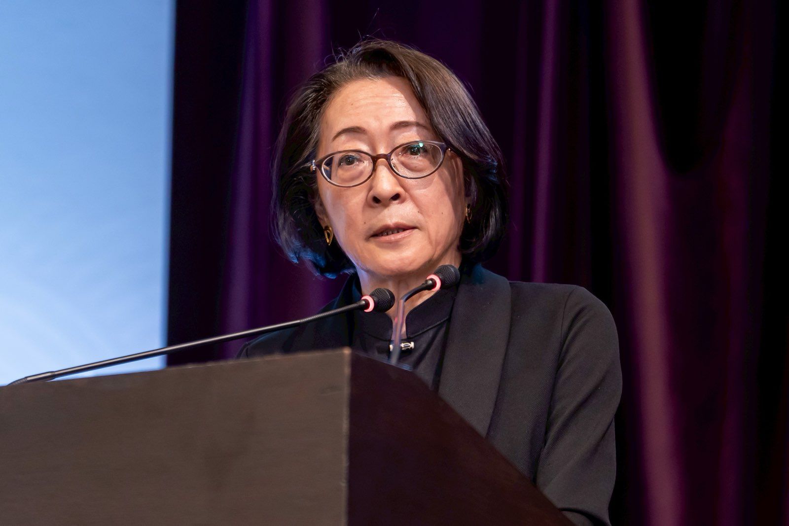 20250625-前聯合國秘書長防減災事務特別代表暨聯合國減災辦公室負責人水鳥真美出席全球合作暨訓練架構（GCTF）2025年第3場國際論壇，並發表專題演講。（外交部提供）