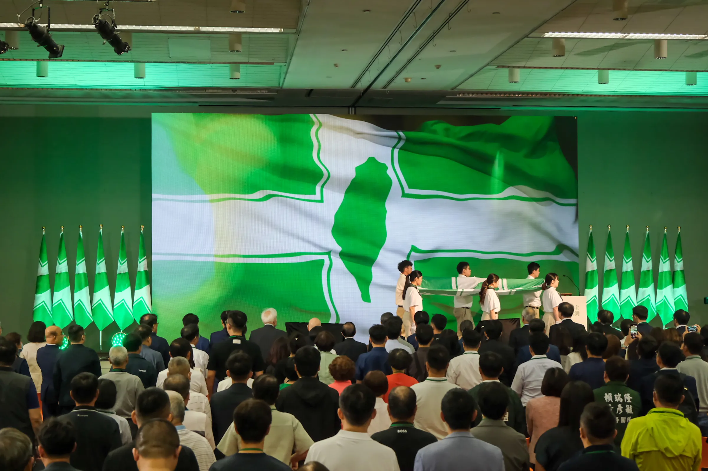 民進党は2026年7月19日に全代会を開催する。前回の派閥による奇襲や面目丸潰れの事態を避けるため、頼清徳氏はすでに障害の排除を終えている。（写真＝劉偉宏撮影）