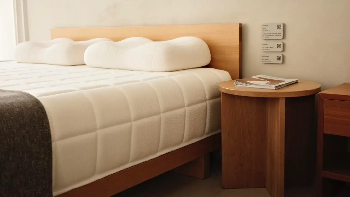 眠豆腐採Hybrid混合設計，由一張獨立筒加二分之一張泡棉床組成，讓床墊兼具支撐、散熱、釋壓的優點。（圖／取自眠豆腐粉專）