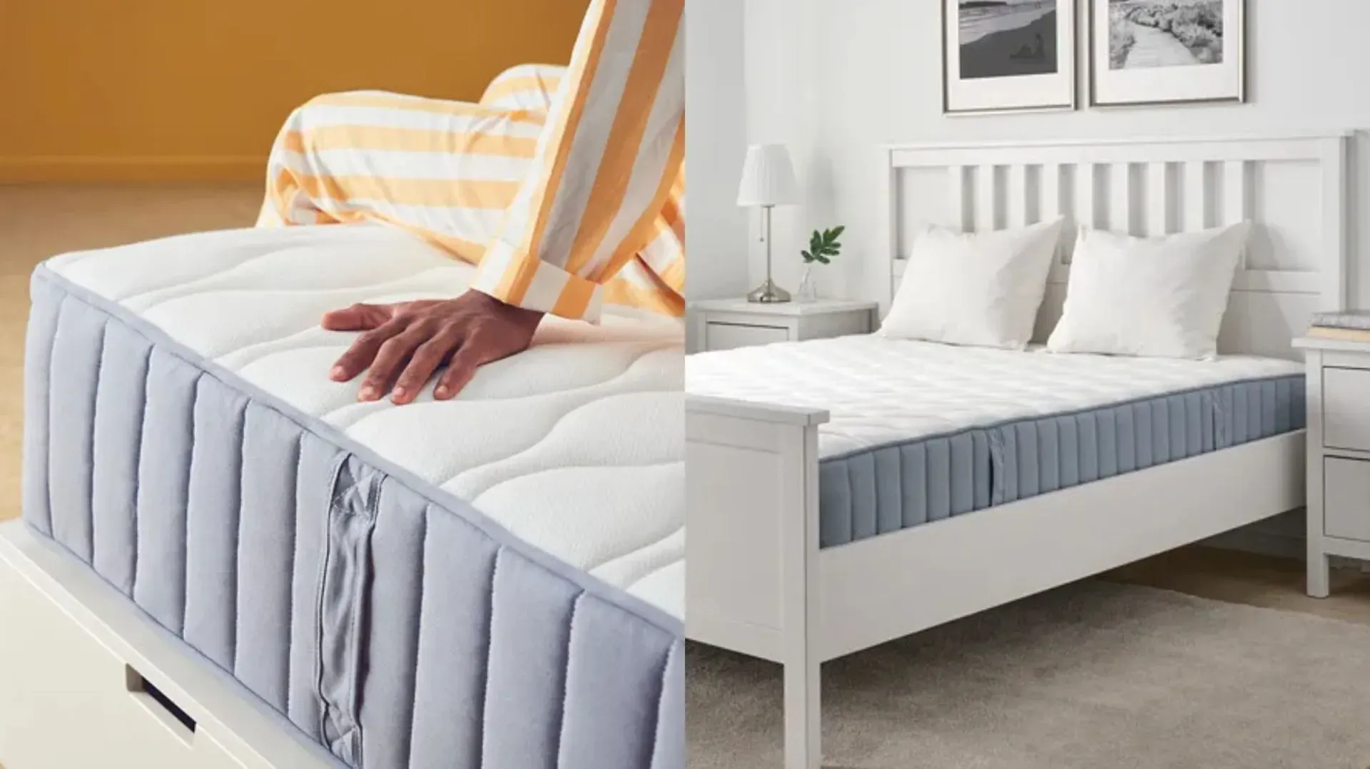 IKEA推高CP值床墊，依身體部位提供分區支撐，舒適不干擾睡眠。（圖／取自IKEA官網）