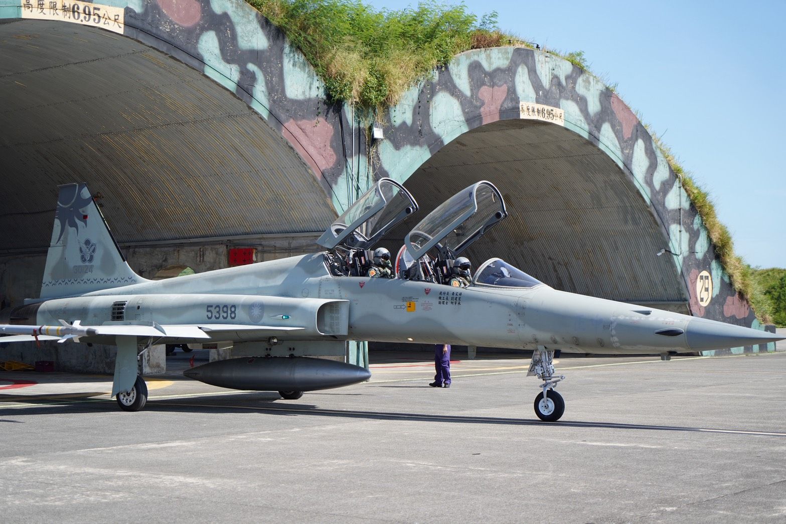 20250703-RF-5E偵察機除役。（張曜麟攝）