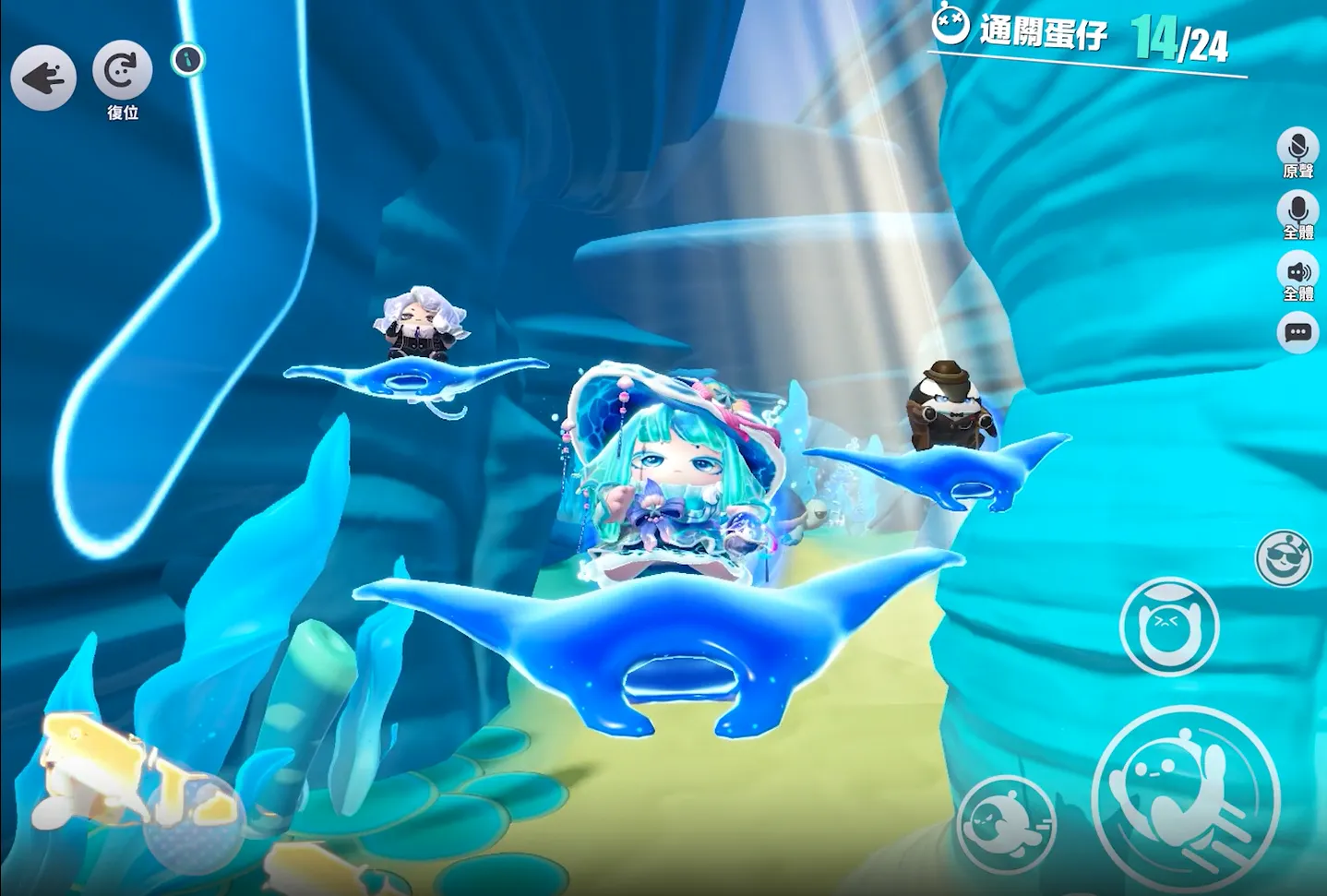 《蛋仔派對》由中國網易遊戲開發，屬於多人派對競技類手機遊戲，玩家操控Q萌「蛋仔」角色進行跑酷闖關與大逃殺競技。（圖／翻攝自App Store）