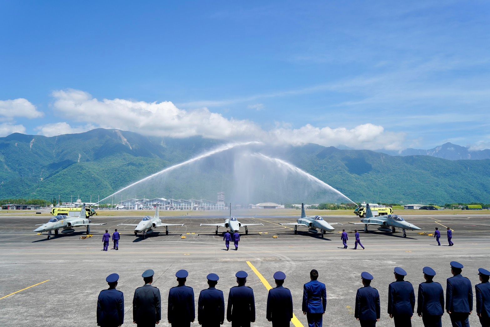 20250704-空軍4日為RF-5E偵察機舉行除役典禮。（張曜麟攝）