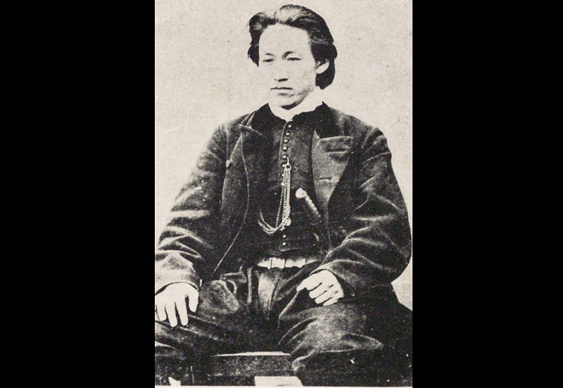 土方歲三肖像照片（攝於箱館戰爭時期，維基百科）