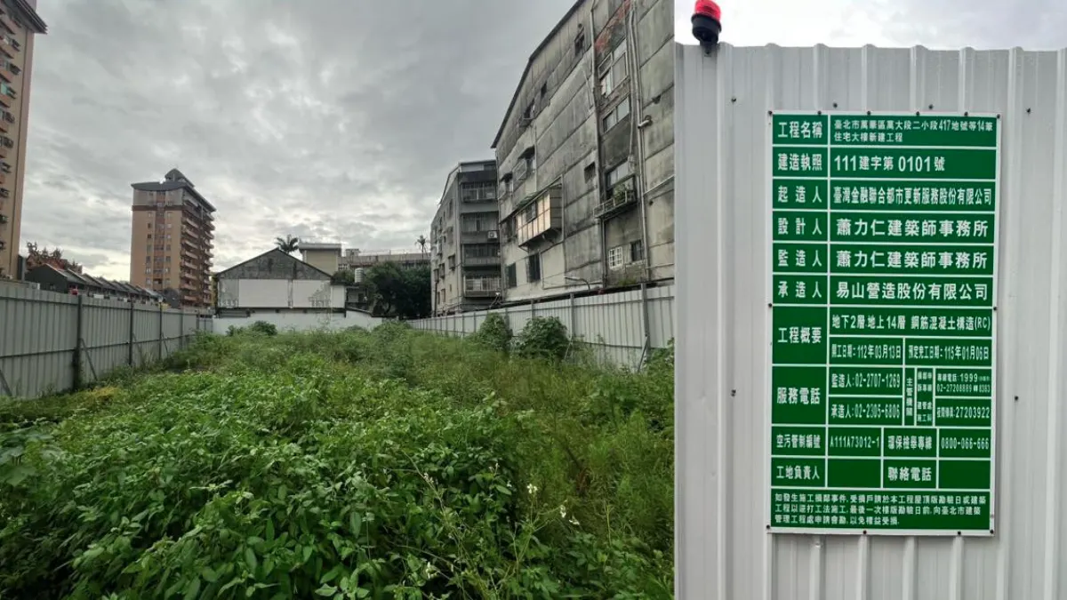 危老地改建遲遲未動工。（圖／張哲生授權，請勿翻攝）