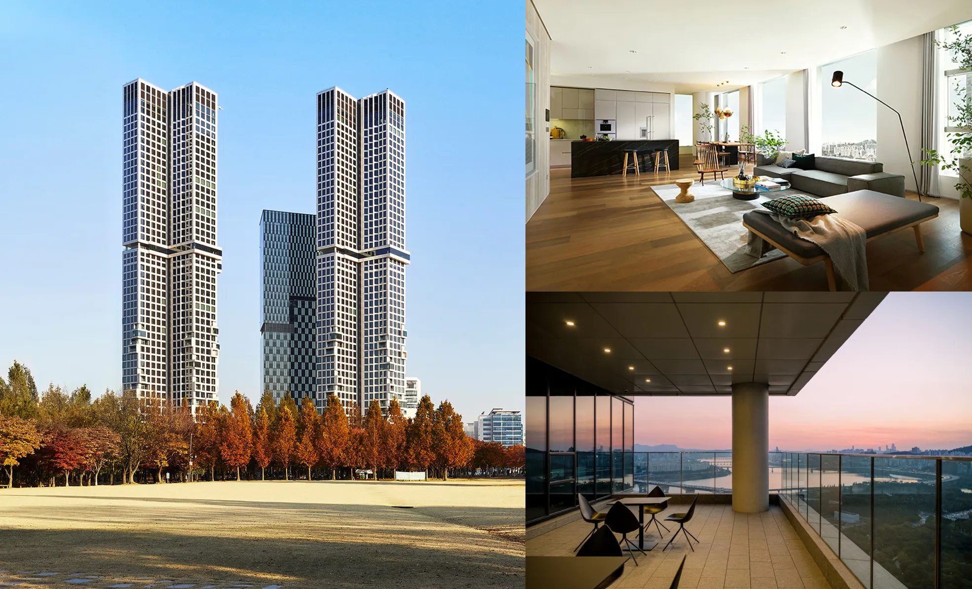 座落於南韓首爾城東區聖水洞的豪宅 Acro Seoul Forest，建物面積約104坪，每坪成交價達約2.78億韓元（約新台幣667萬） 。（圖片來源：Acro Seoul Forest）