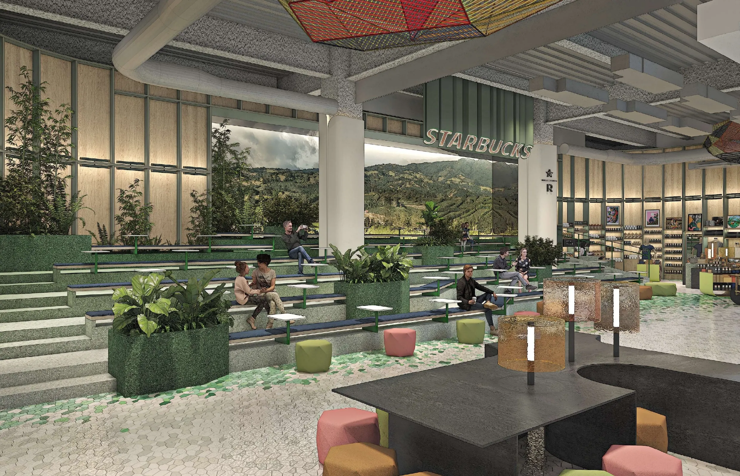 星巴克典藏 DREAM PLAZA台北。圖片來源：DREAM PLAZA