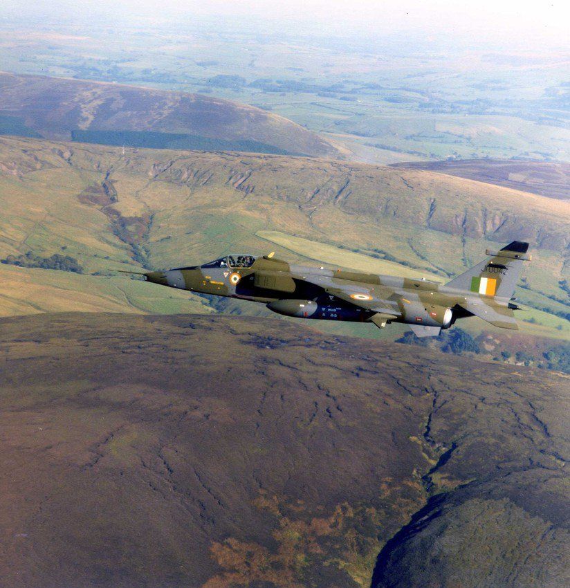 由英法合作研製的美洲豹攻擊機。（翻攝自英國航太粉專）