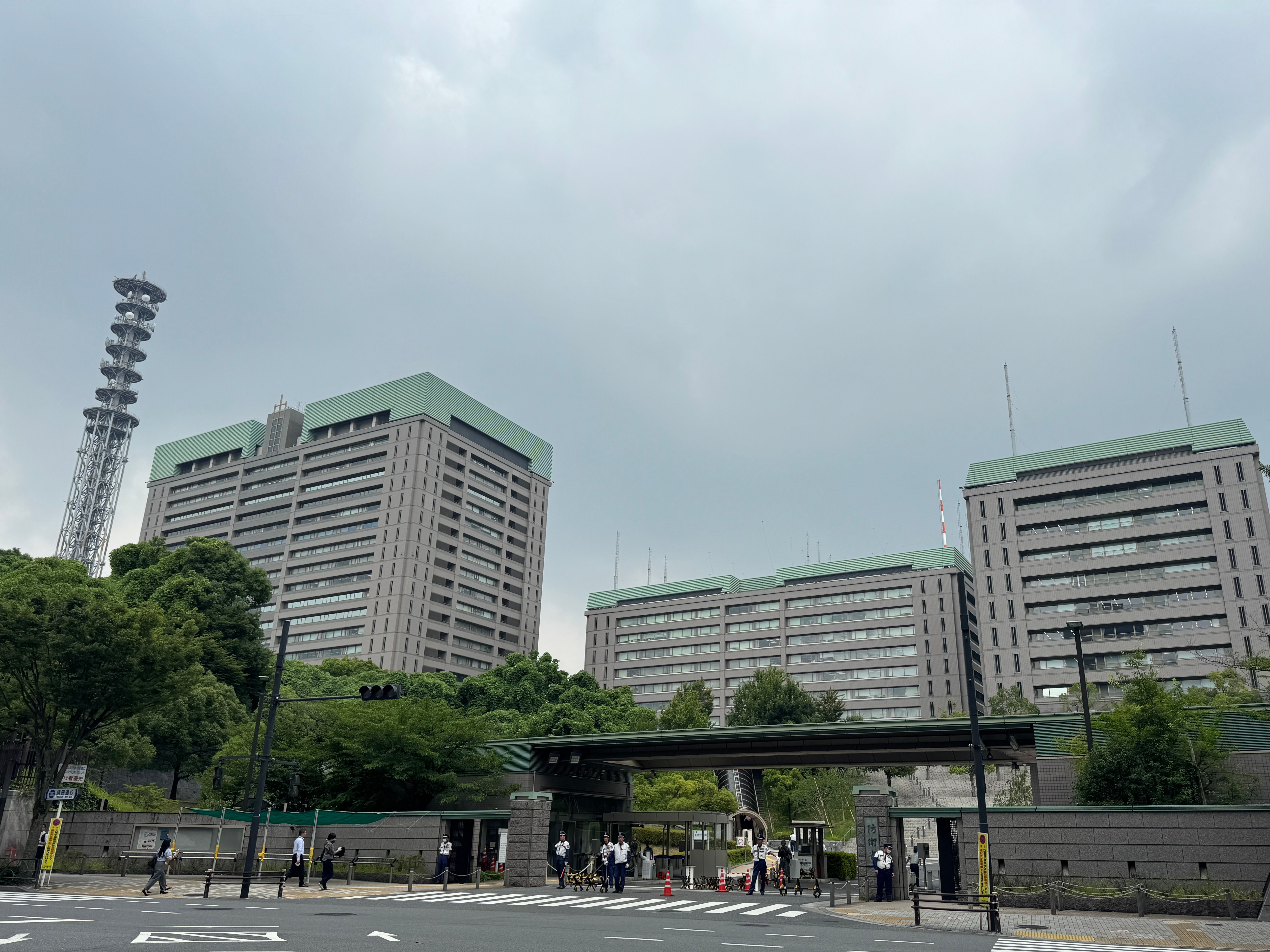 20250710-防衛省。（黄信維撮影）