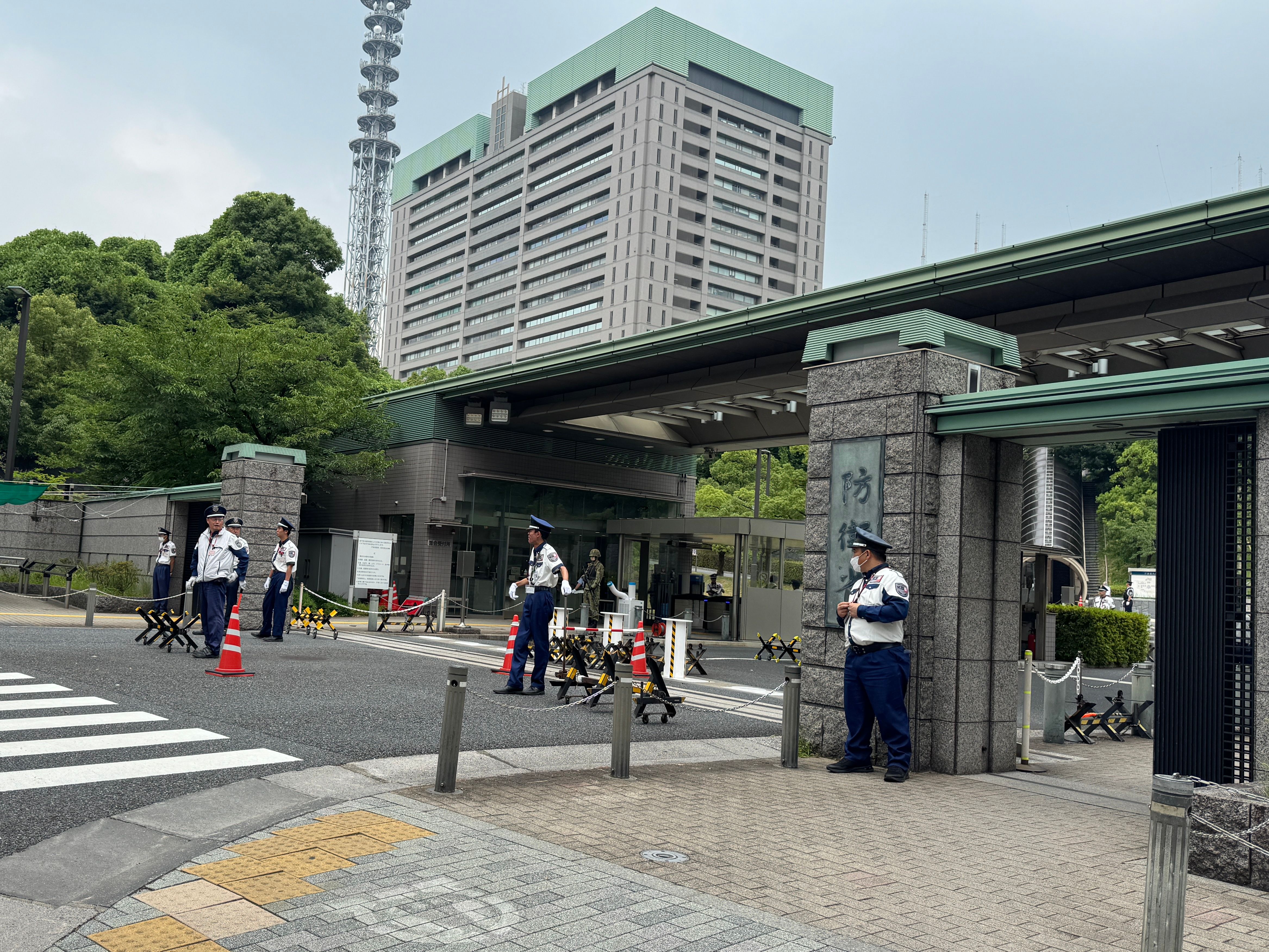 20250710-防衛省。（黃信維攝）