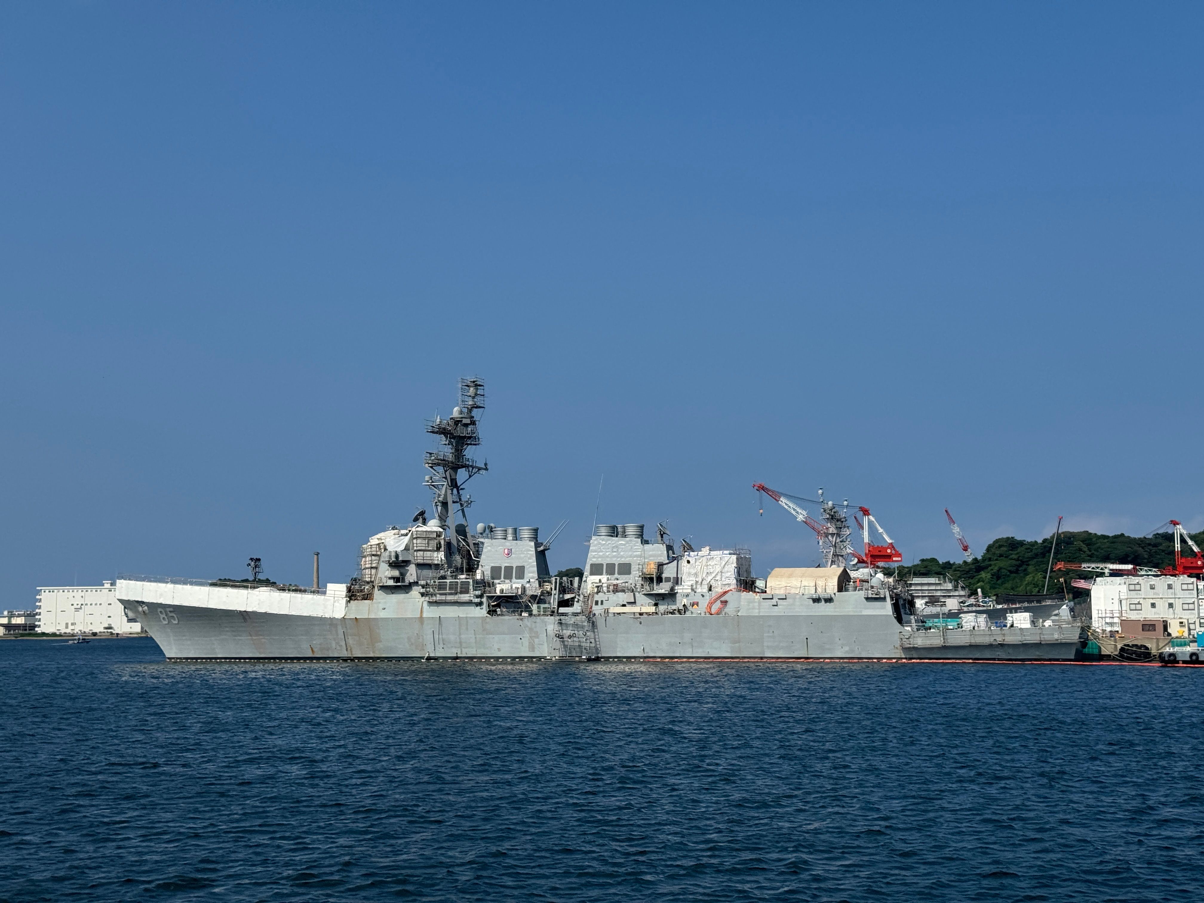 20250710-マッキャンベル号駆逐艦。（黃信維撮影）