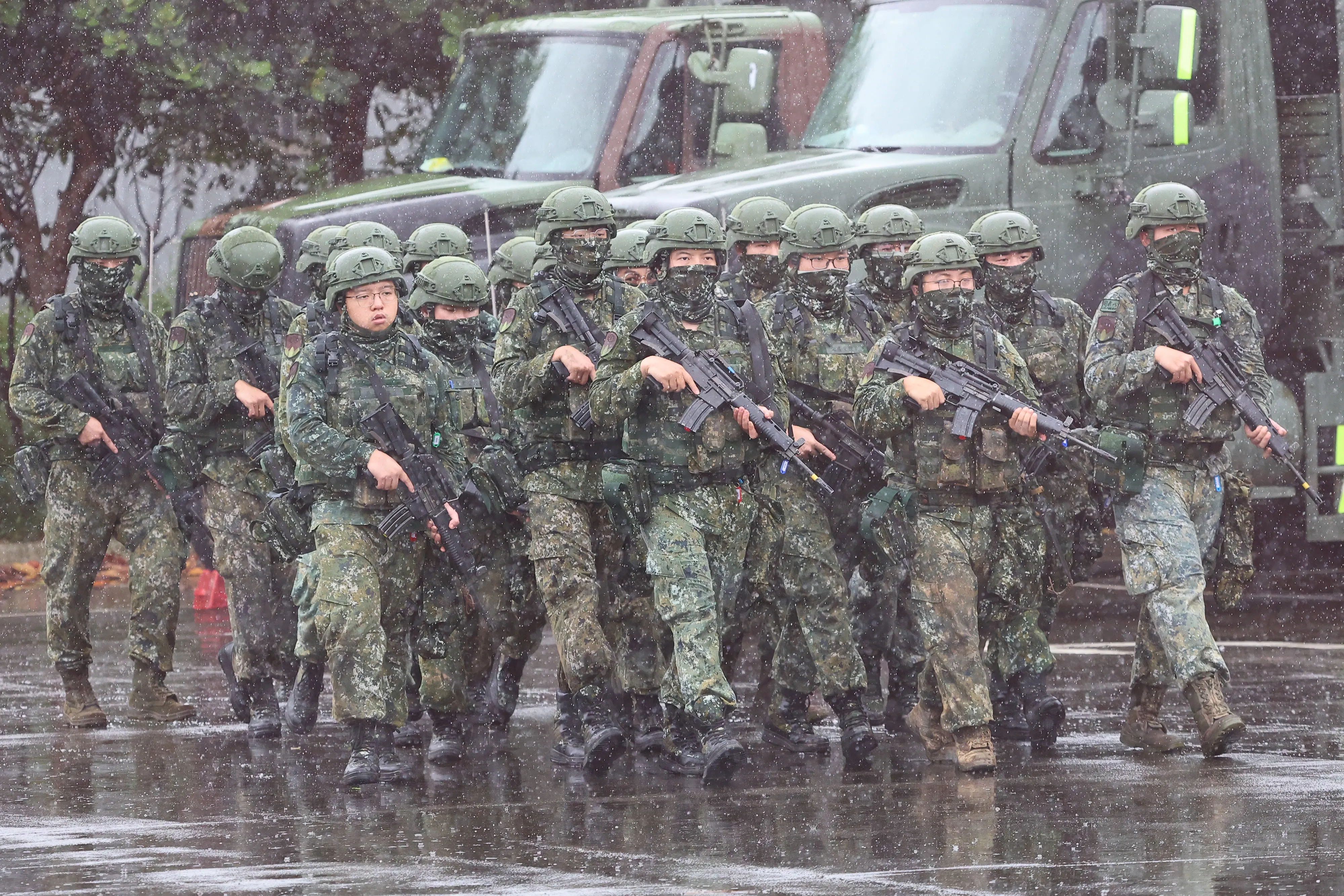 20250711-漢光41號演習第三作戰區後備206旅臨戰訓練。（顏麟宇攝）