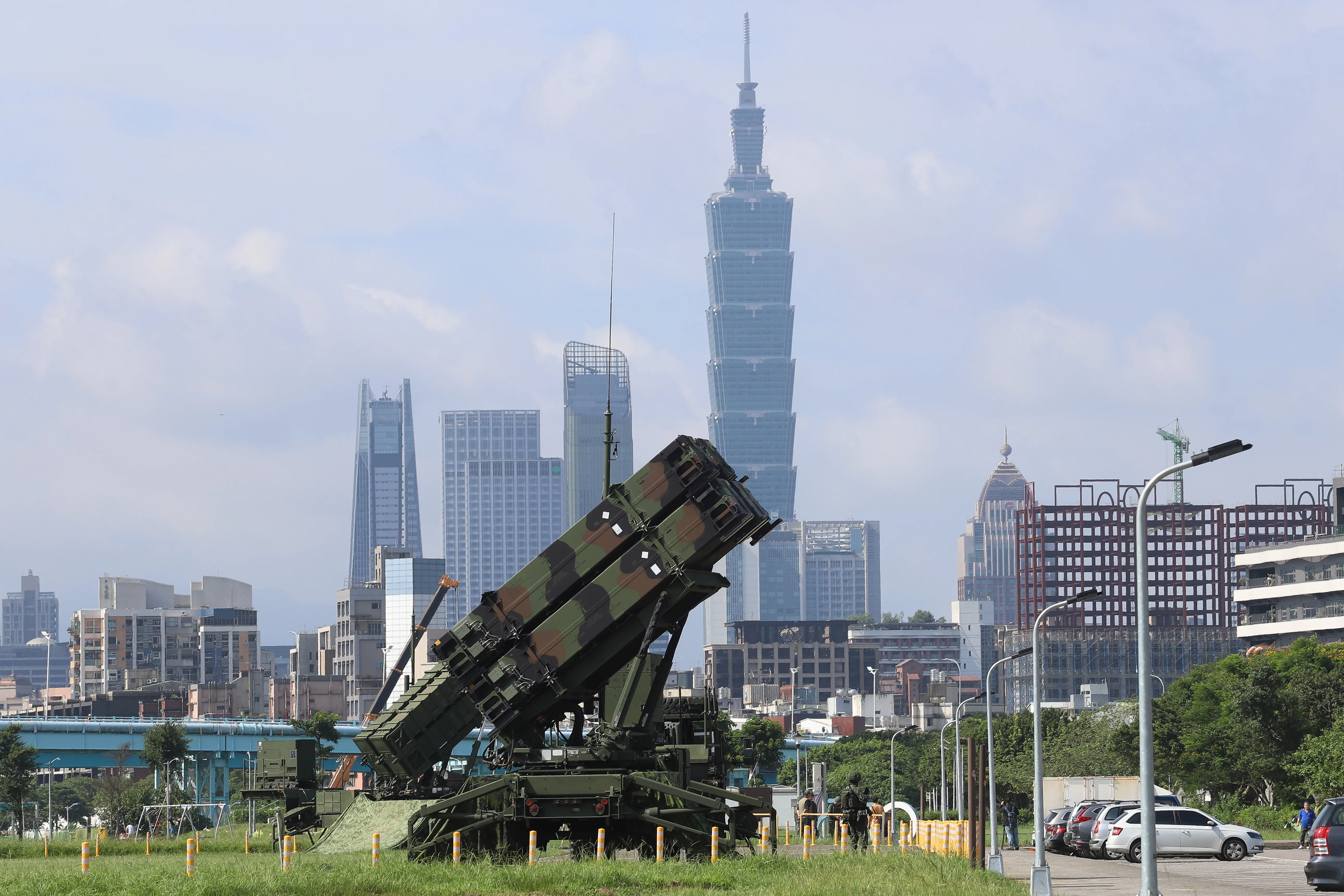 20250713-国防部長顧立雄視導「漢光41号演習」愛国者飛弾布防演習。（陳品佑撮影）