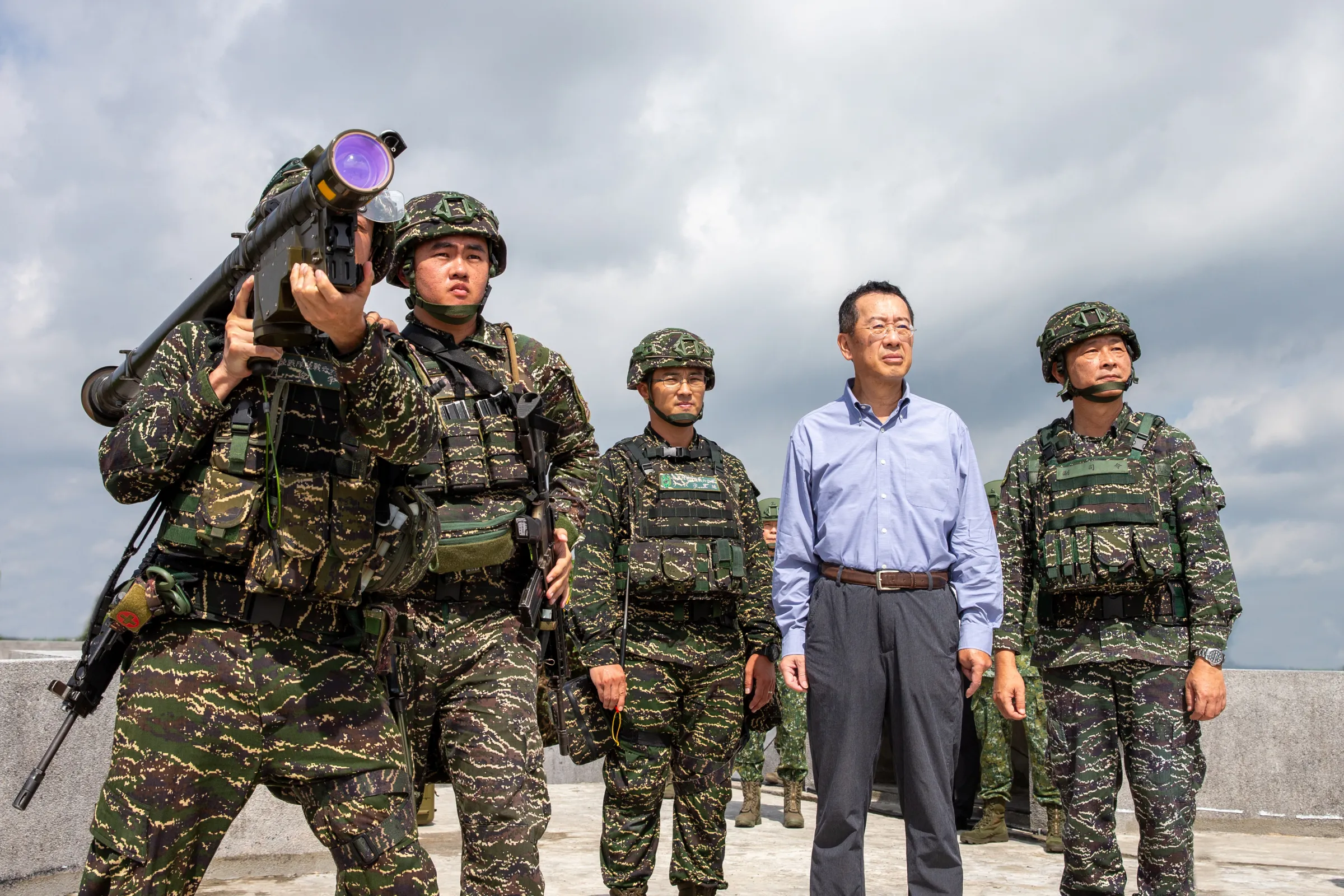 20250713-漢光41號演習實兵演練第5日,我國對美採購的人攜式刺針飛彈首度曝光。(國防部提供)