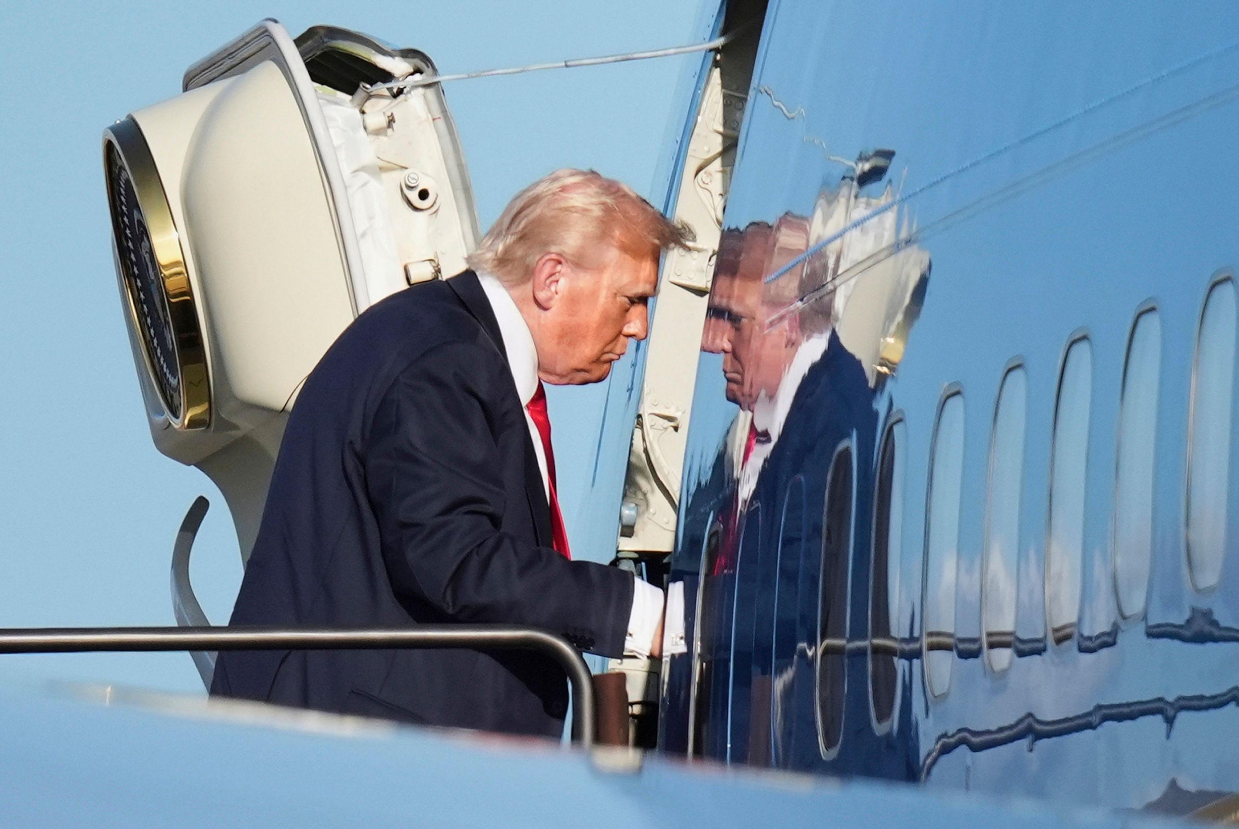 アメリカ大統領トランプ。（美聯社）