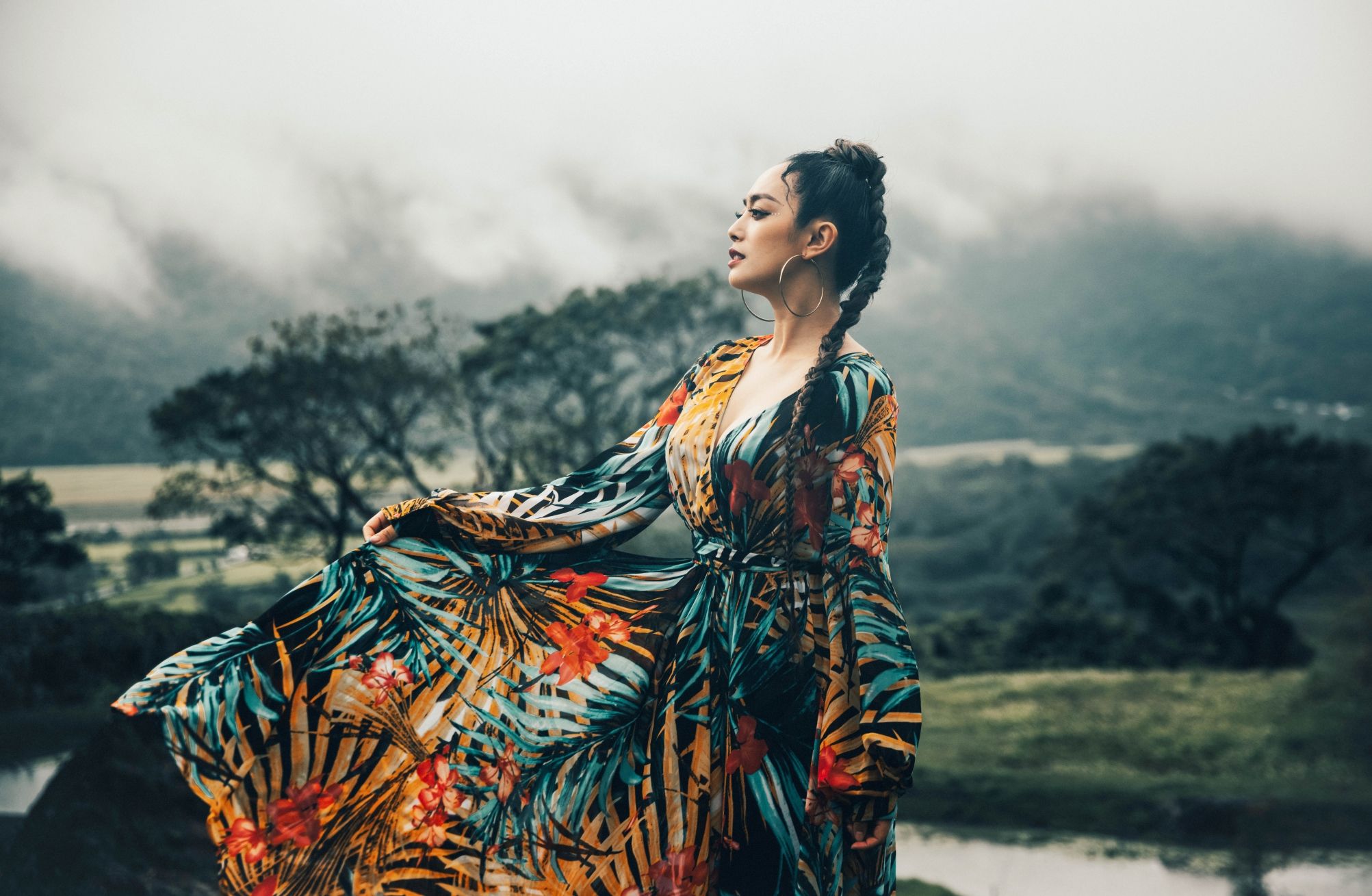 金曲歌后舞思愛Usay Kawlu以高亢嗓音點燃2025新北南島文化節。(圖/新北市立十三行博物館)