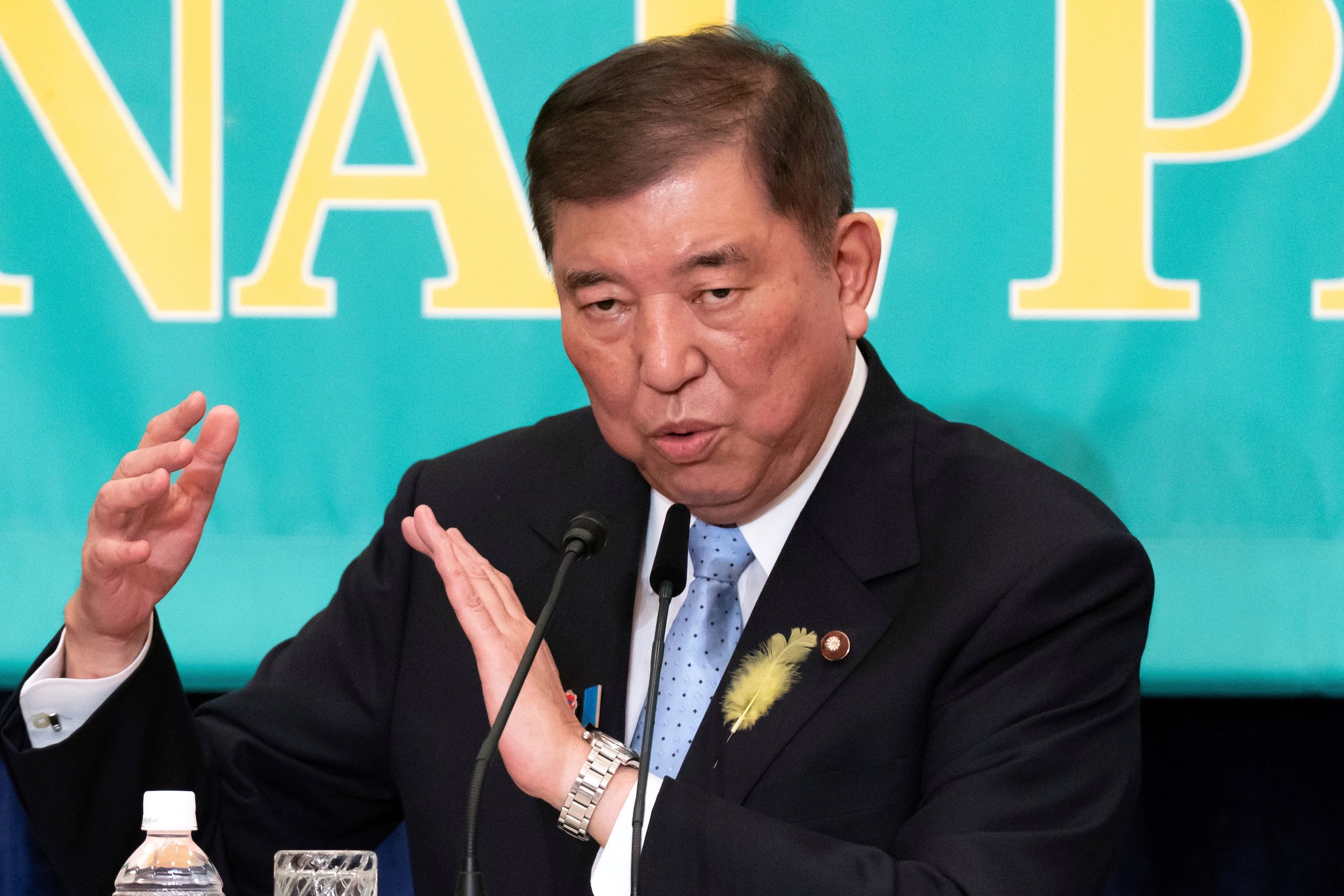 日本首相石破茂。（美聯社）