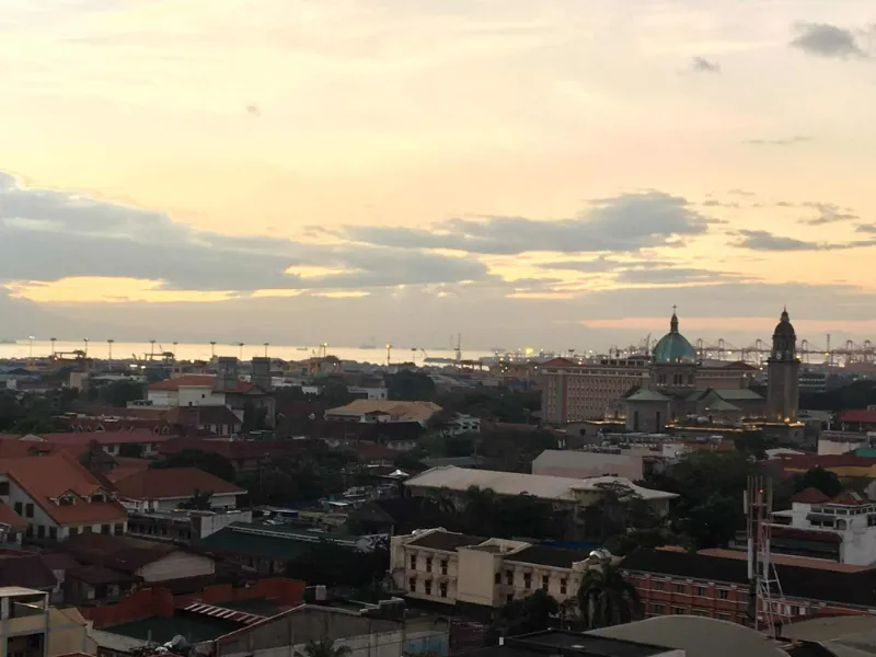 菲律賓馬尼拉古城區高處景觀。（資料照／梁溶珈攝）